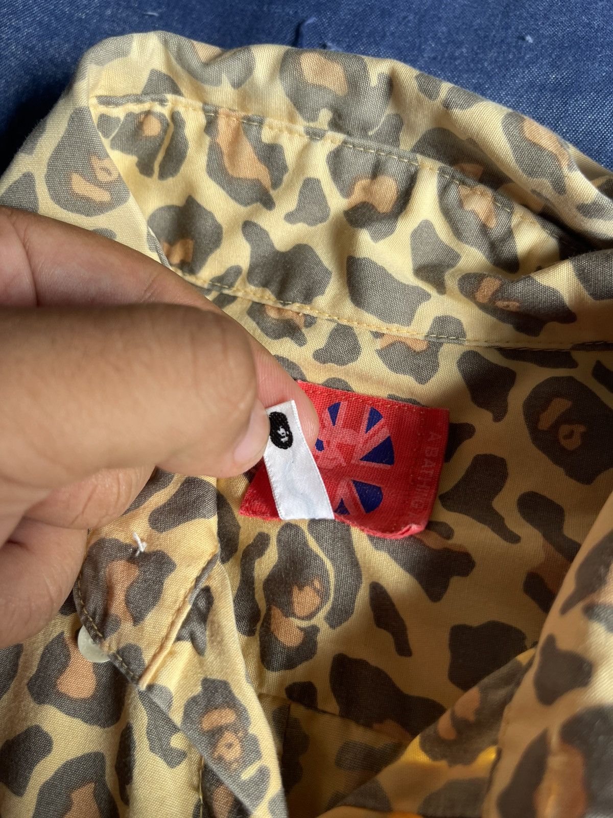 Bape OG Bape Leopard Camo Button Shirt A Bathing Ape Size US M / EU 48-50 / 2 - 6 Thumbnail