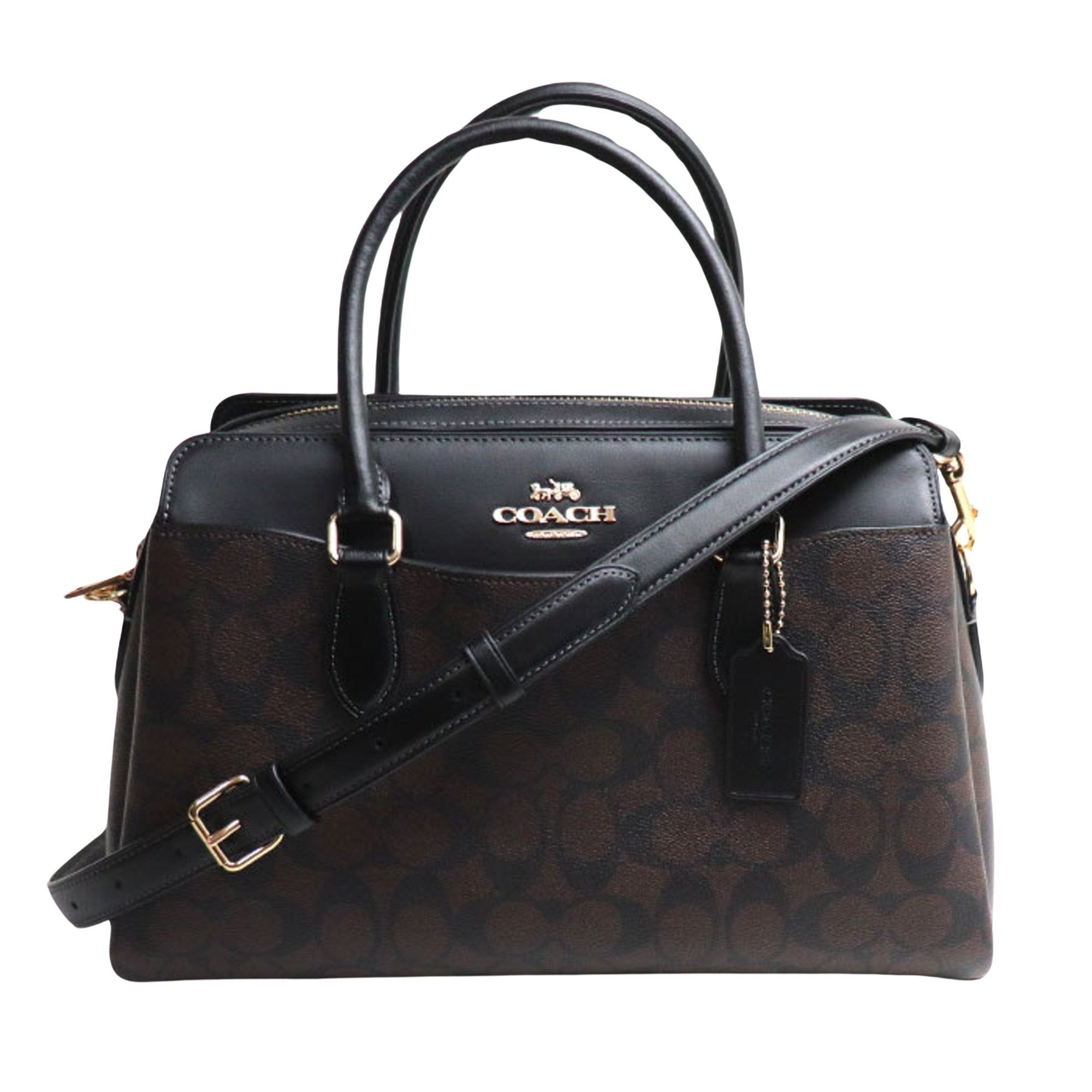 image of Coach Signature Shopper in Brown, Women's