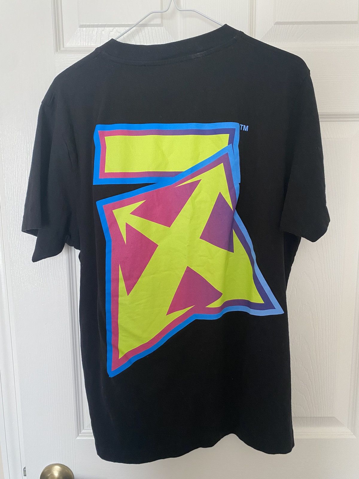 Off-White Off-White Thunder T Shirt Size Medium Size US M / EU 48-50 / 2 - 2 Thumbnail