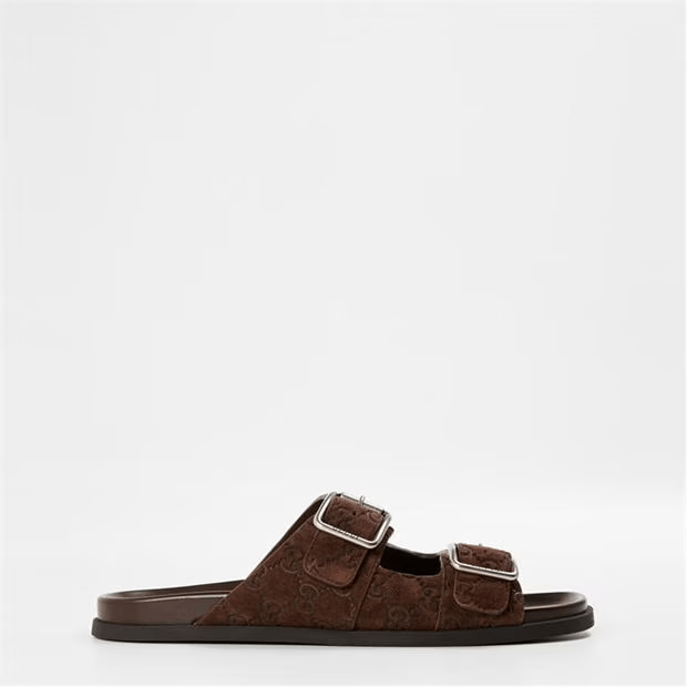 Gucci Gg Open Toe Sandals Size US 7 / EU 40 - 1 Thumbnail