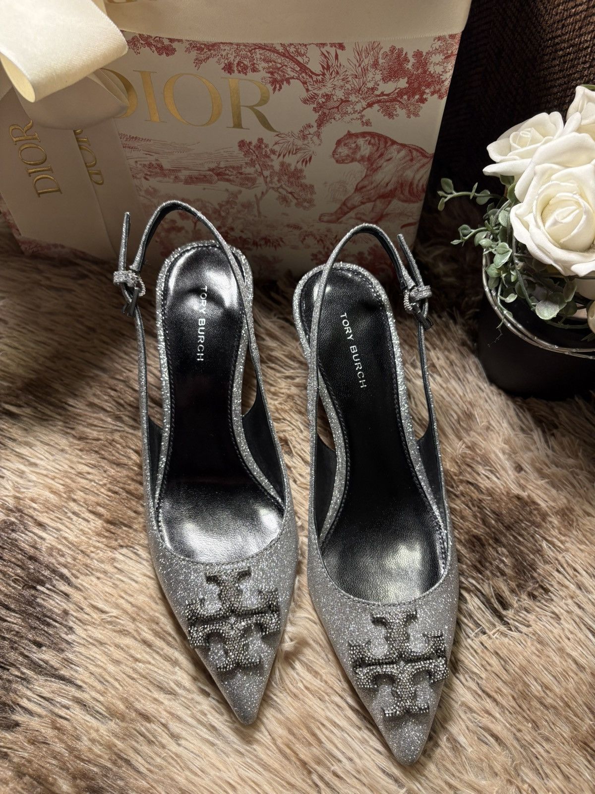 Tory Burch Tory Burch ELANOR Pumps with gemstones Size US 6 / IT 36 - 2 Thumbnail