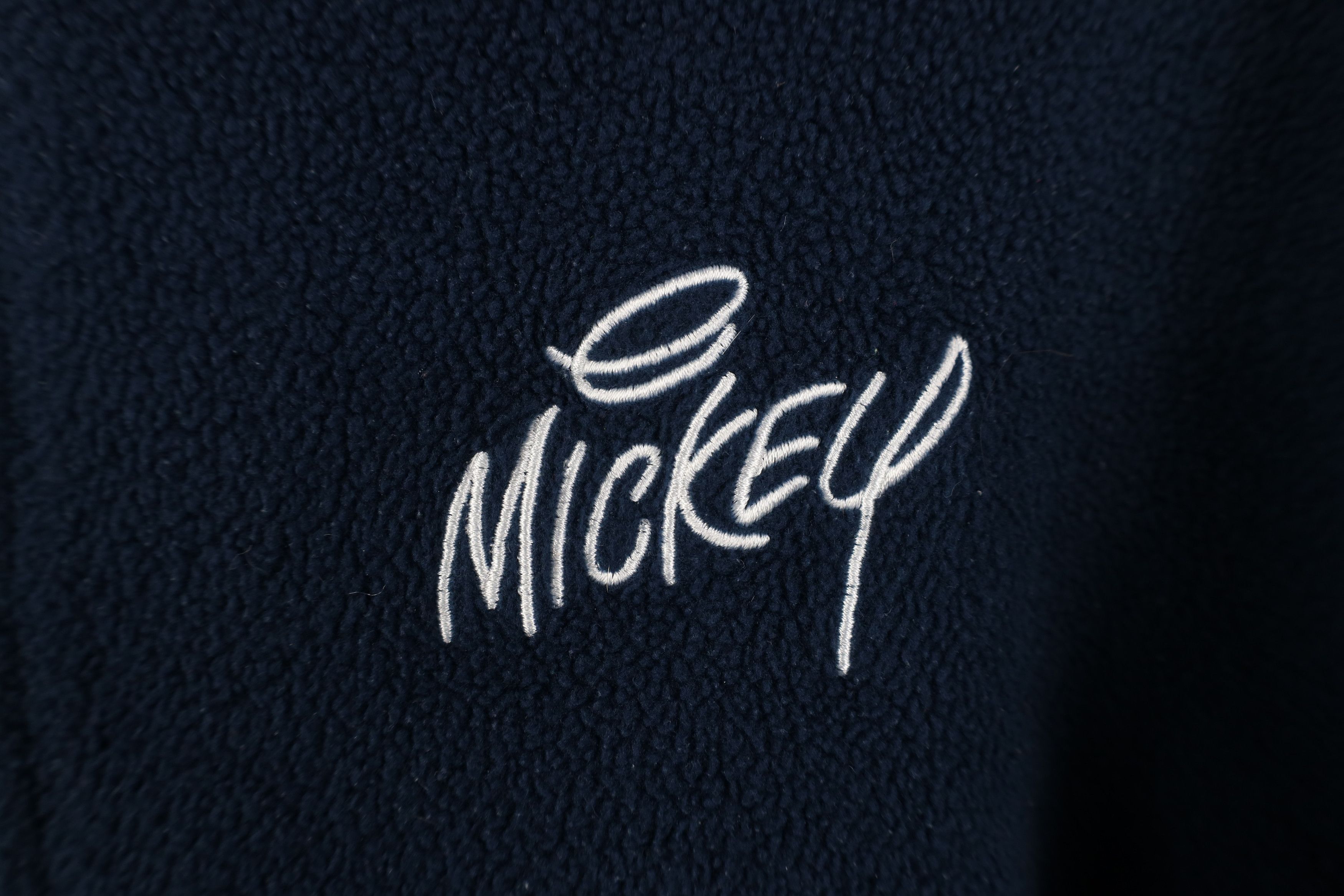 Disney Vintage 90s Y2K Disney Mickey Mouse Fleece Half Zip Hoodie Size XL / US 12-14 / IT 48-50 - 4 Thumbnail