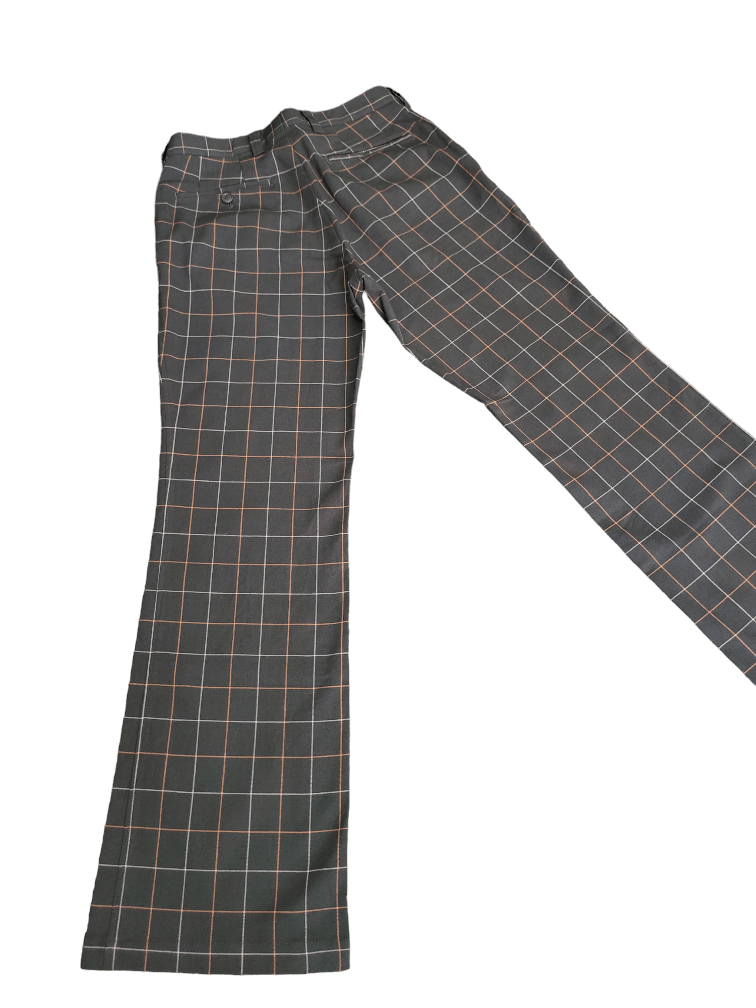 Tornado Mart Flare Pants Tornado Mart Checkered Plaid Boot Cut Streetwear Size US 29 - 11 Thumbnail