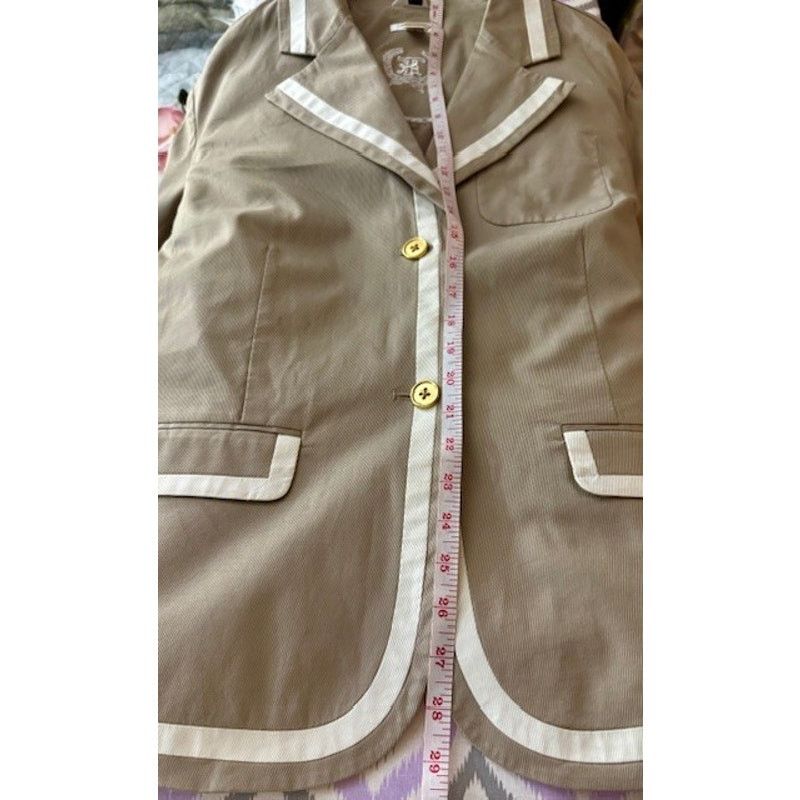Talbots Talbots Woman Stretch Blazer – Size 20W – Khaki Size 3XL / US 20-22 - 3 Thumbnail
