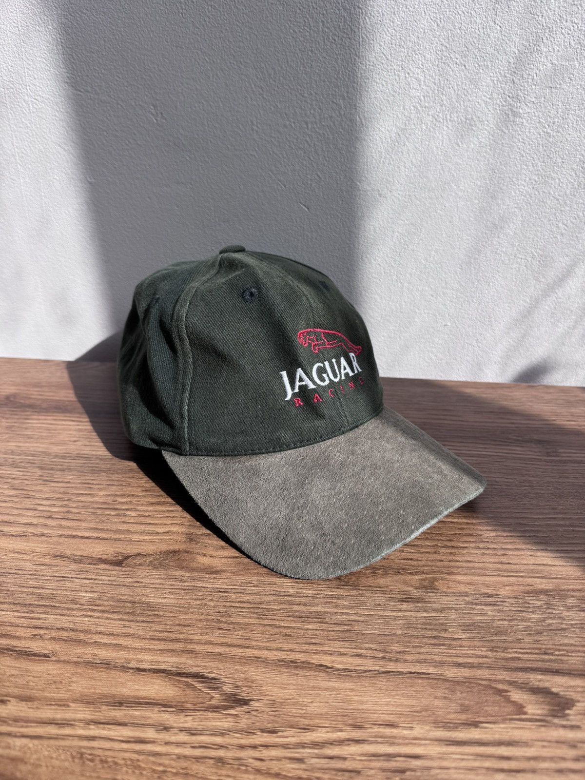 Vintage Jaguar Racing Formula One F1 Big Logo Green Cap Bintage 90s Size ONE SIZE - 1 Thumbnail