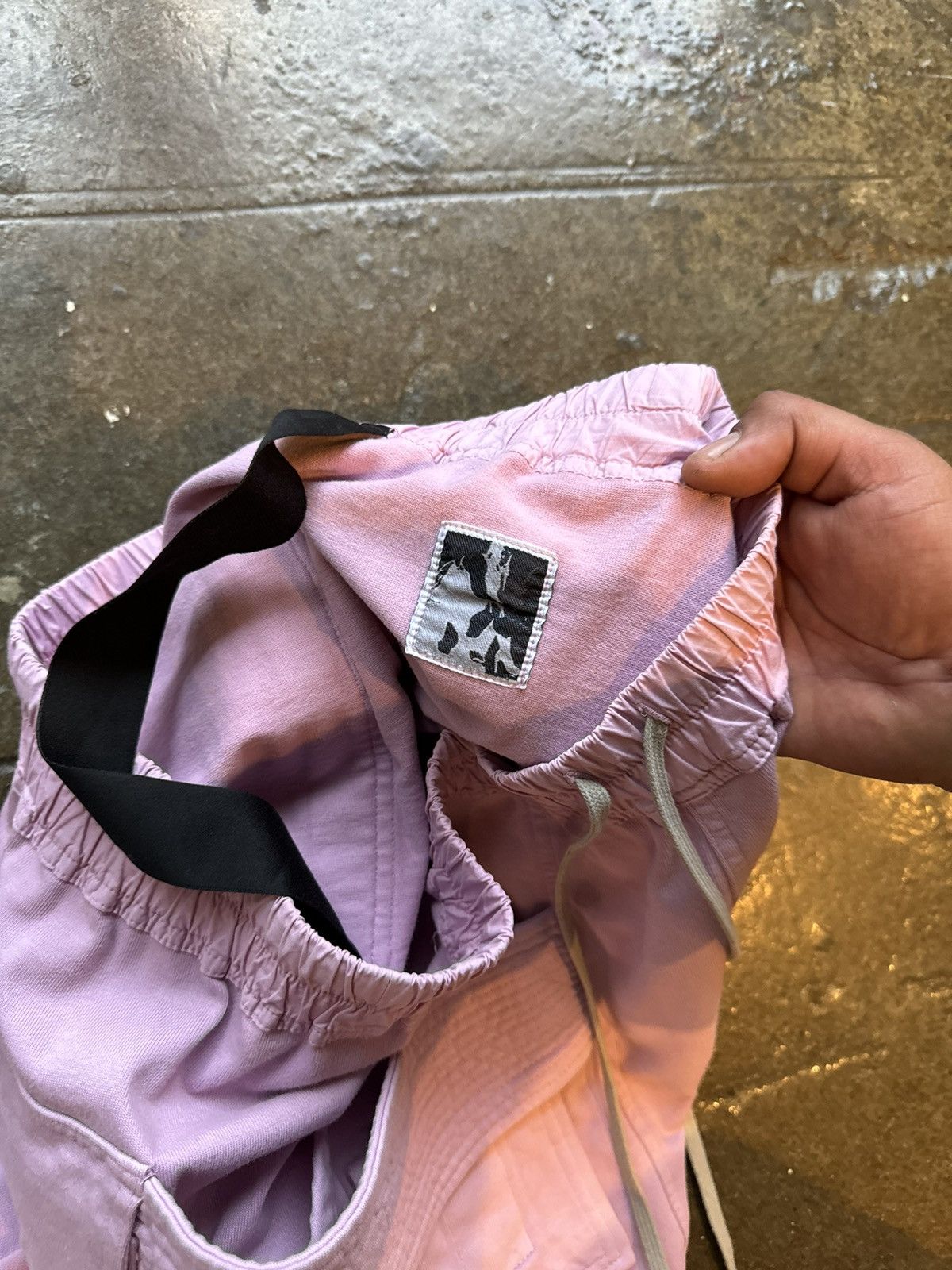 Rick Owens Drkshdw Rick Owens DRKSHDW Creatch Cargo Drawstring Pants Pink Size US 36 / EU 52 - 9 Thumbnail