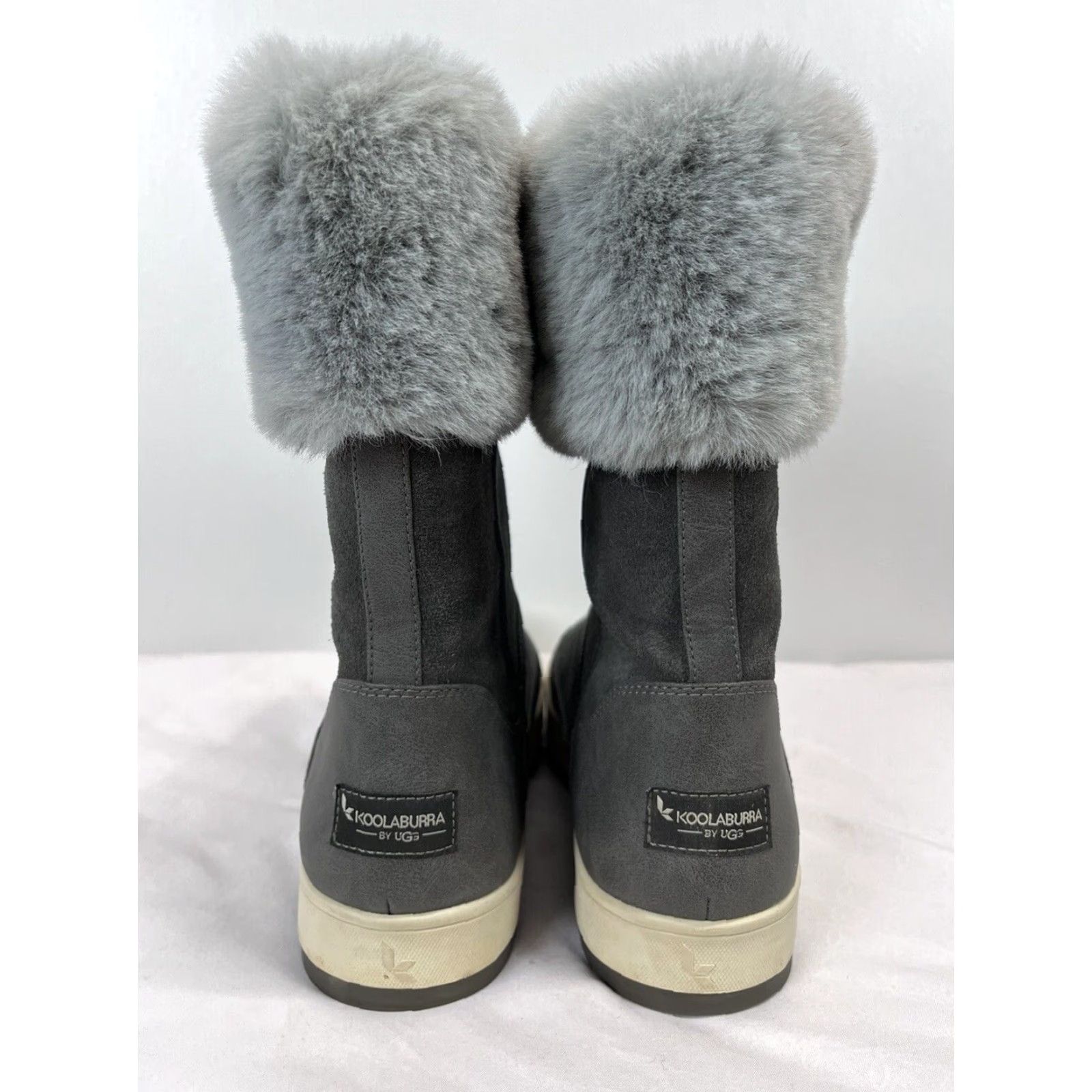Vintage Koolaburra by Ugg Boots Boots Women Size 9 Gray Suede Shearling VGUC Women’s Size US 9 / IT 39 - 4 Thumbnail