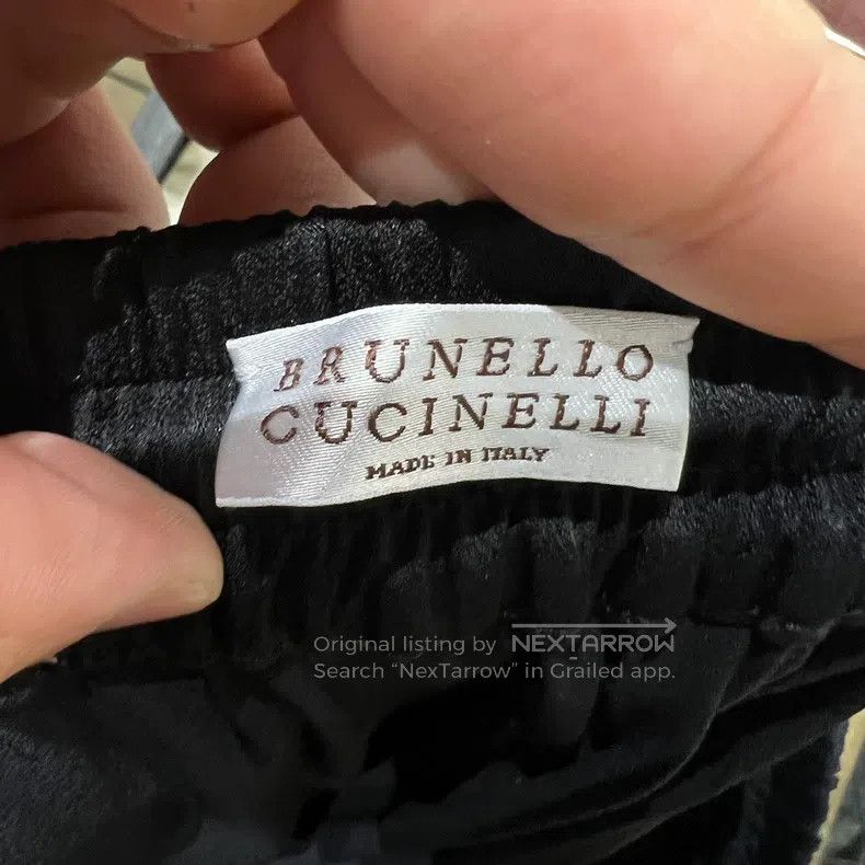 Brunello Cucinelli Brunello Cucinelli Satin beaded half-skirt Size 25" / US 0 / IT 36 - 3 Thumbnail
