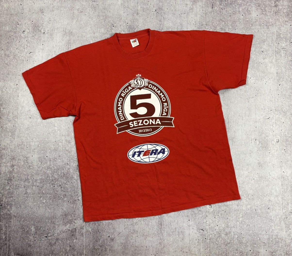 Dinamo Riga 5 sezon vintage t shirt size XXL