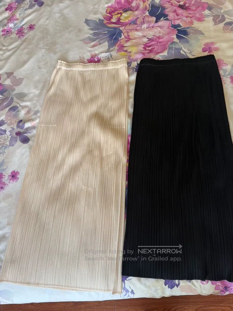 Issey Miyake Issey Miyake size:1 Black Midi Skirt Size 31" - 1 Thumbnail
