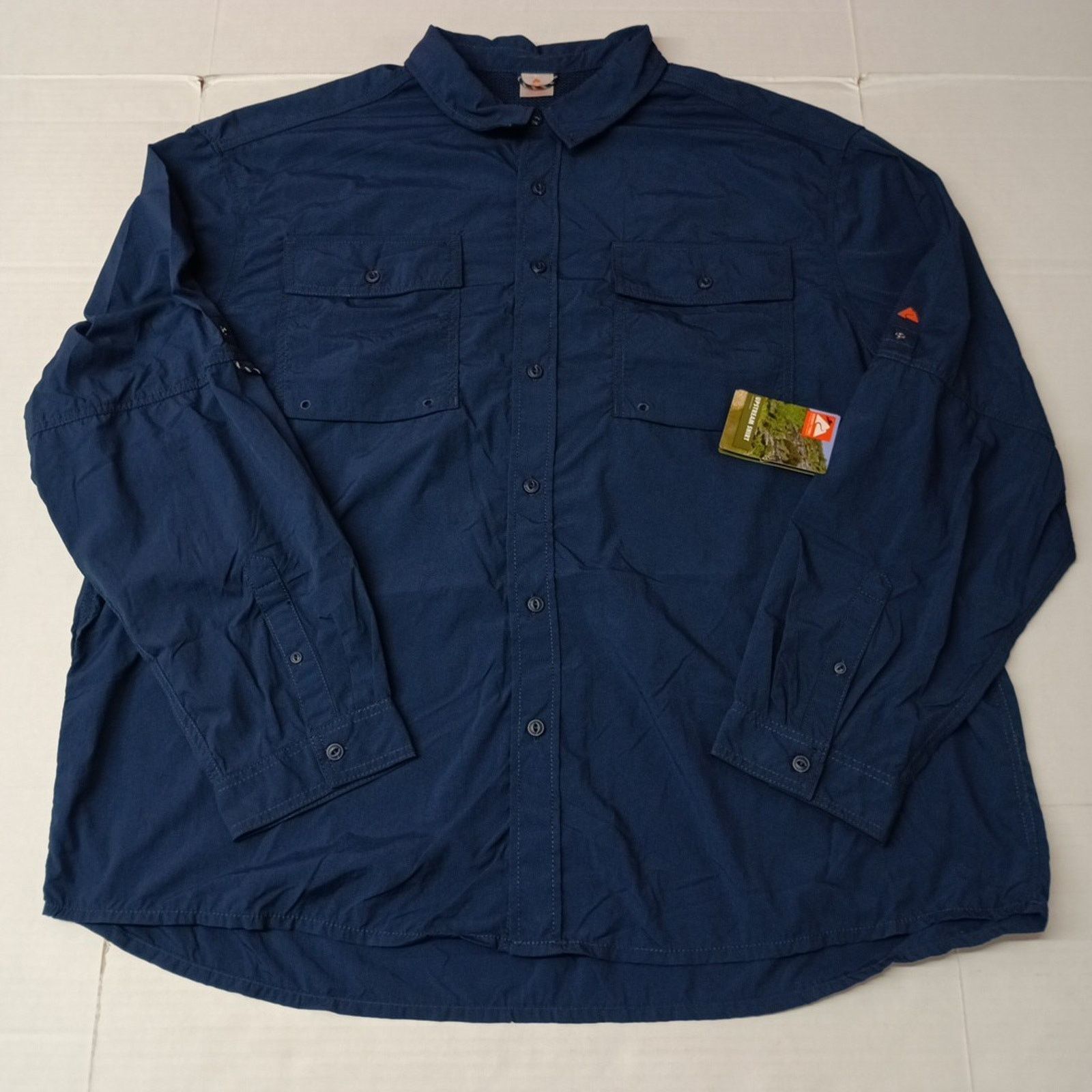 Other Ozark Trail Upstream Shirt Men's 3XL (54-56) Blue Vented UPF Size US XXL / EU 58 / 5 - 1 Thumbnail