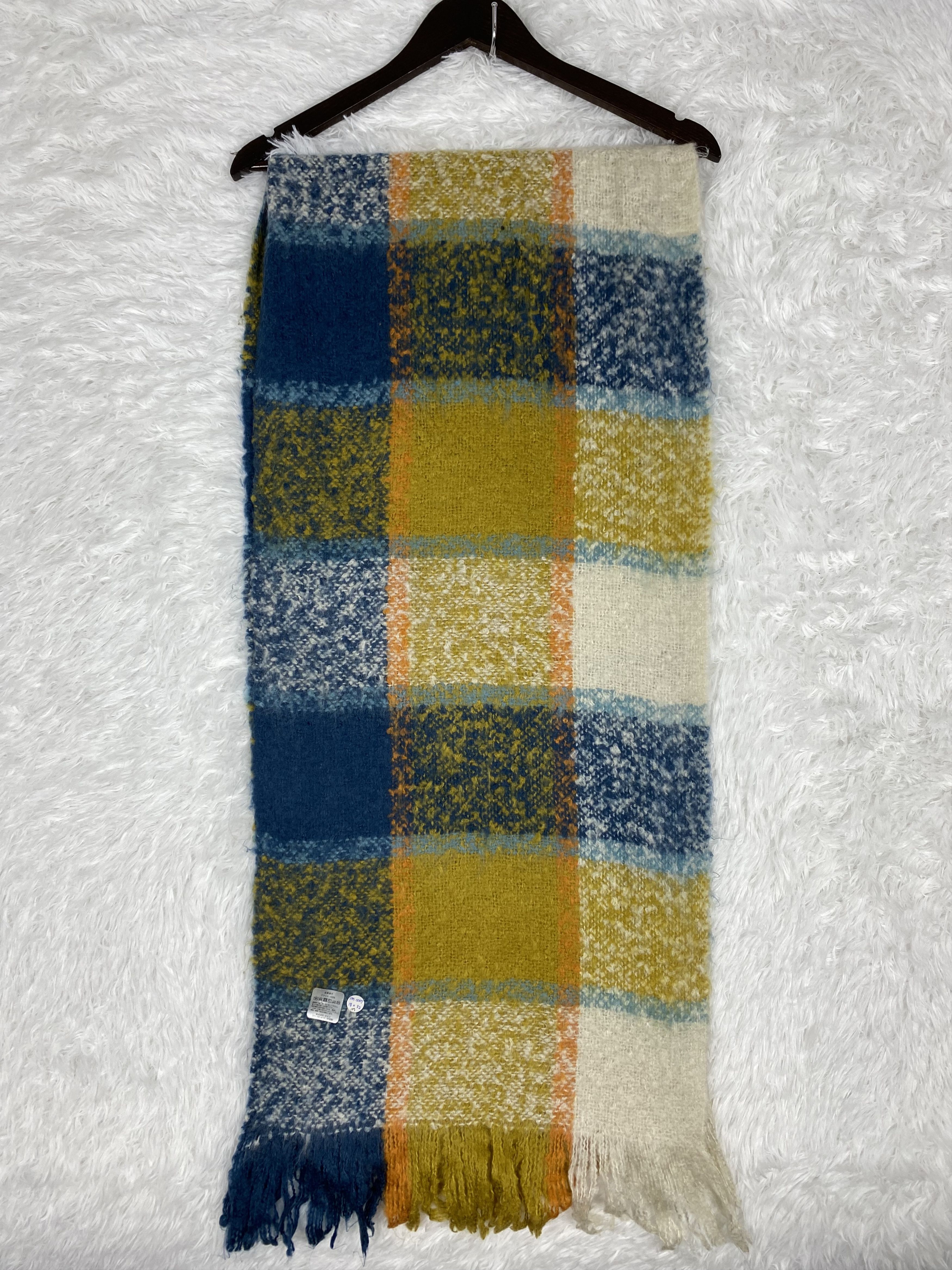Japanese Brand Vintage Mohair Scarf / Muffler Neckwear PM0065 Size ONE SIZE - 3 Thumbnail