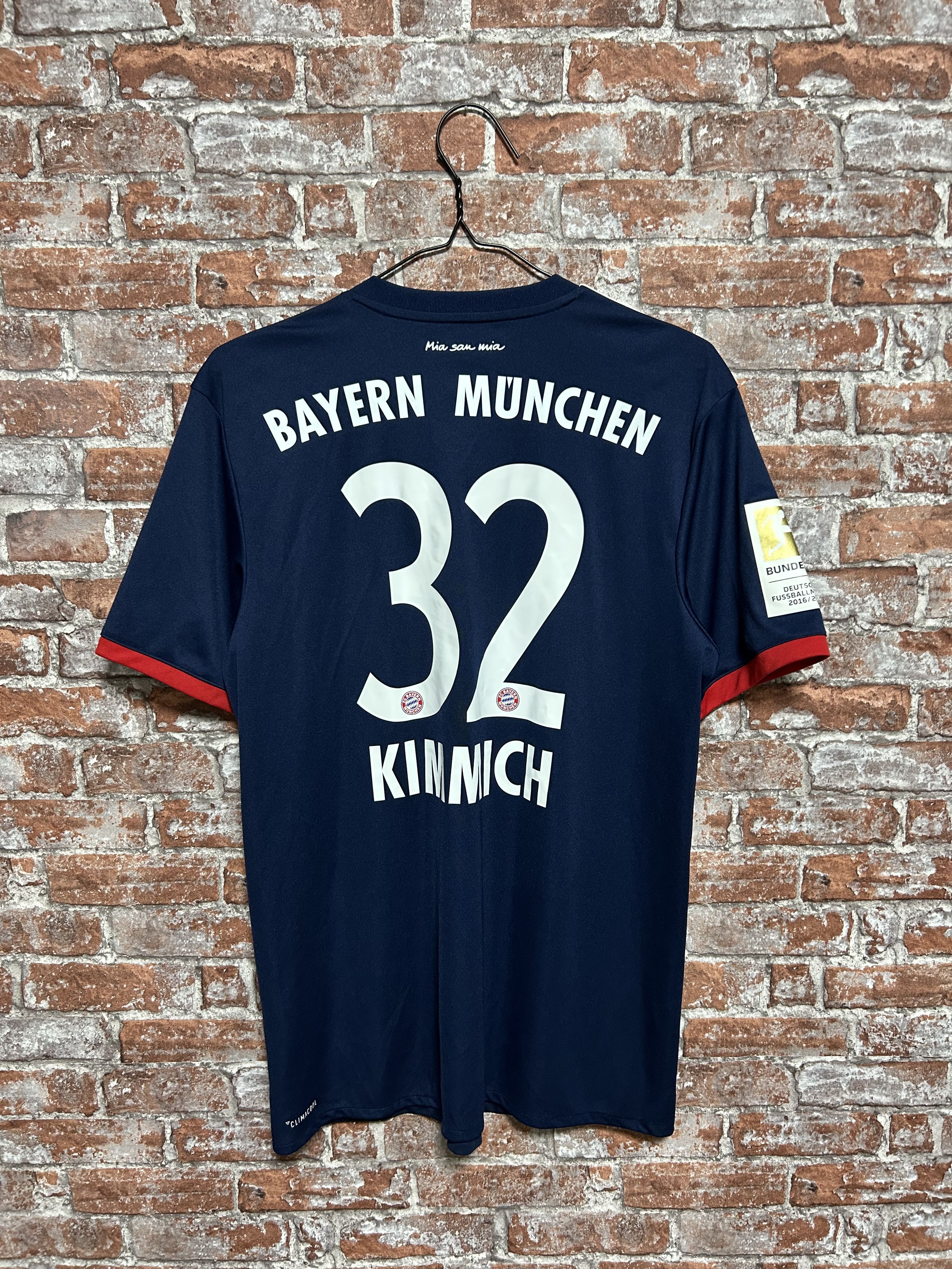 Adidas Bayern 2017 2018 Away Football Jersey #32 Kimmich AZ7937 Size US M / EU 48-50 / 2 - 2 Thumbnail