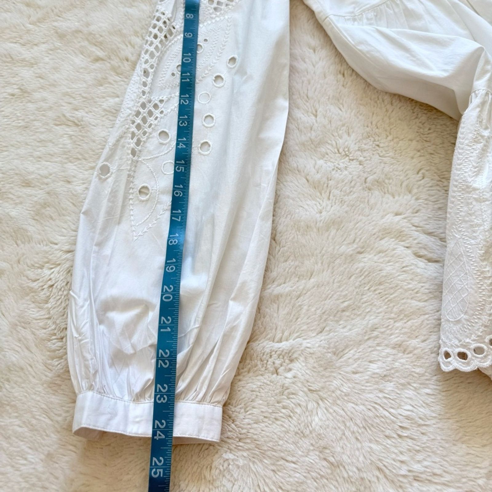 Veronica Beard Veronica Beard women white cotton layette dress size 4US Size S / US 4 / IT 40 - 12 Thumbnail