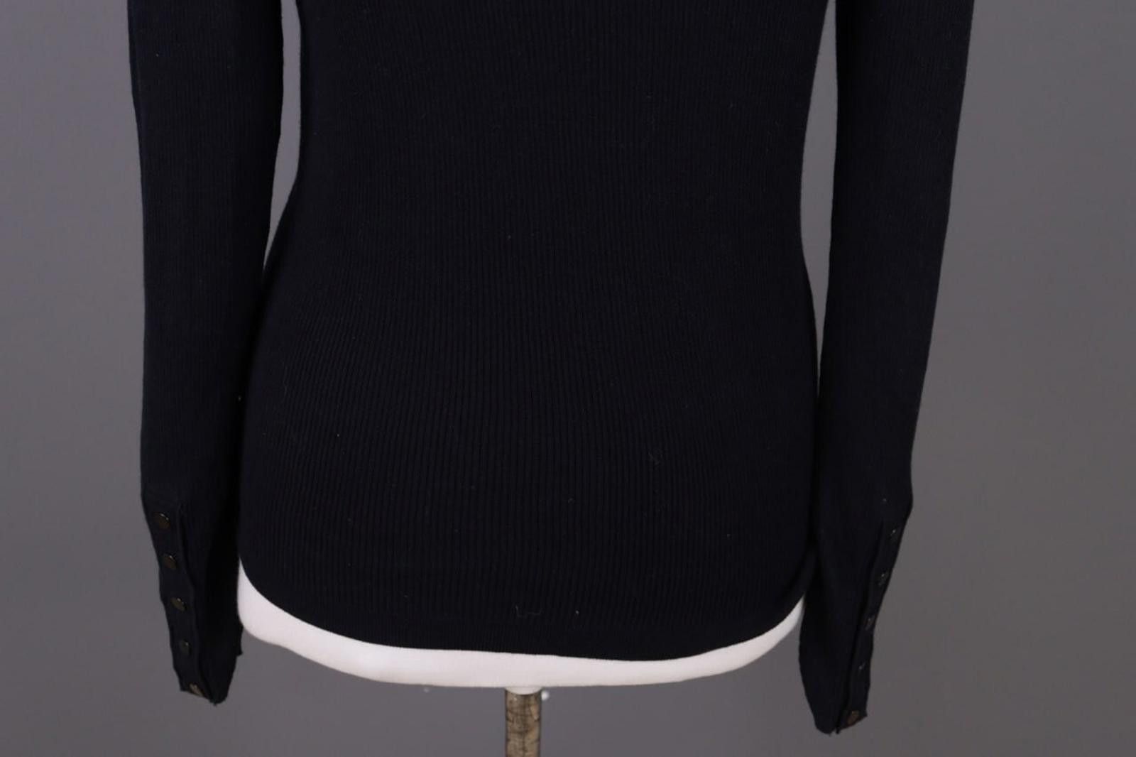 J.Crew J.Crew Black Ribbed Jumper Knit Sweater Size M Size M / US 6-8 / IT 42-44 - 12 Thumbnail