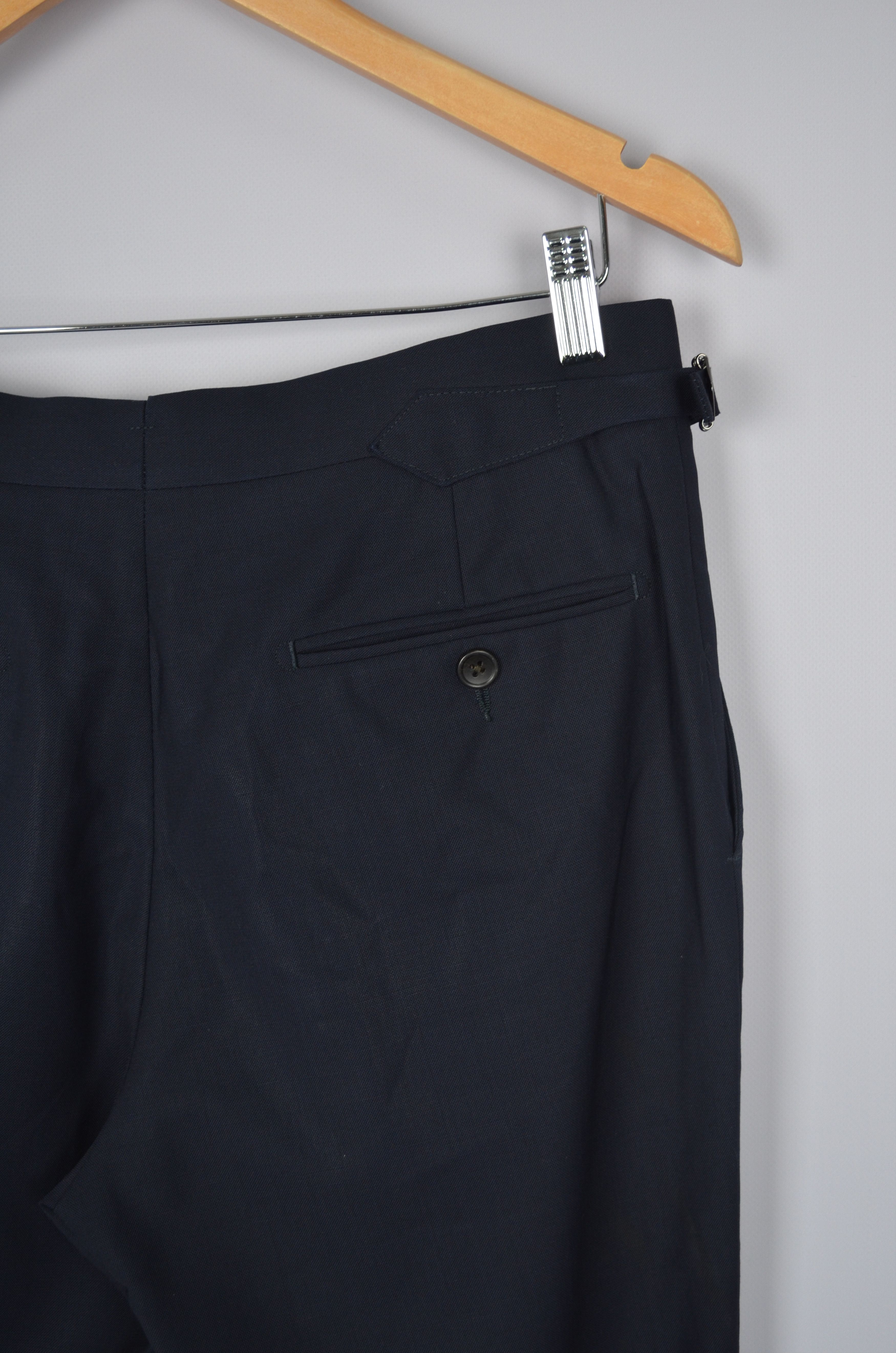 Designer × Suitsupply Suitsupply Traveller Havana Unlined Wool Suit Pants Blazer Size 34S - 17 Thumbnail