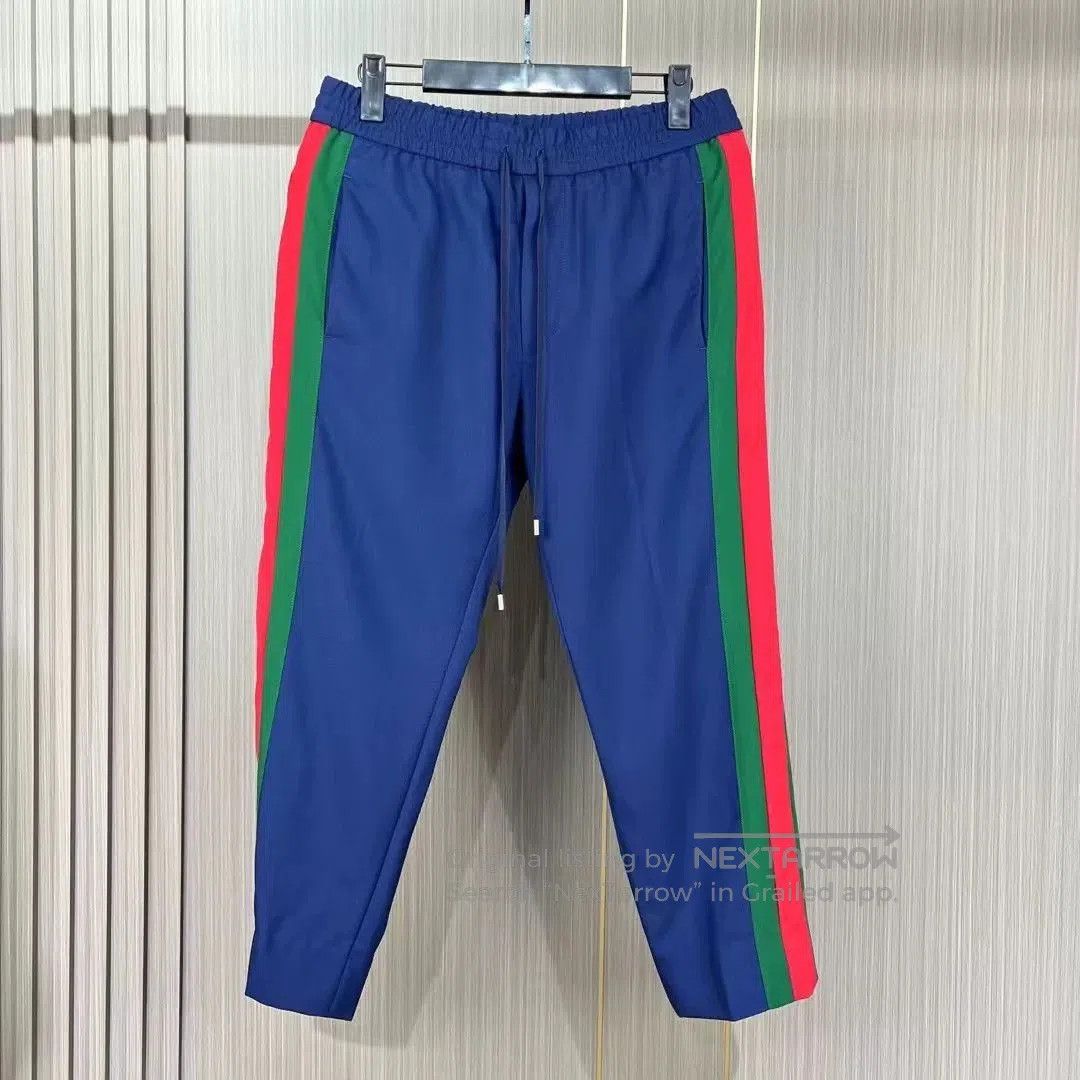 Gucci gucci red green stripe casual pants. Size US 34 / EU 50 - 1 Thumbnail