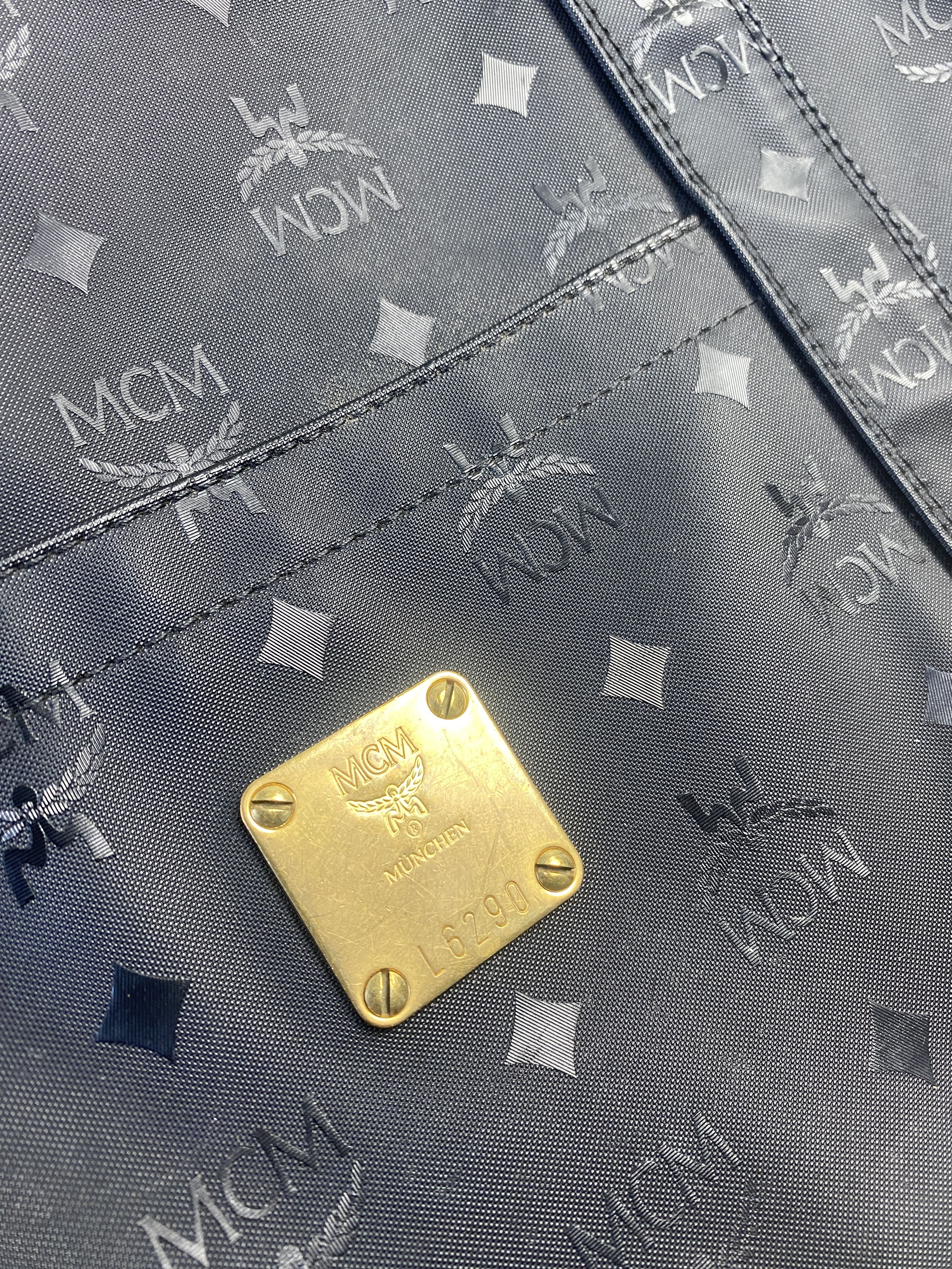 MCM MCM monogram tote big shopper shoulder vintage Size ONE SIZE - 4 Thumbnail
