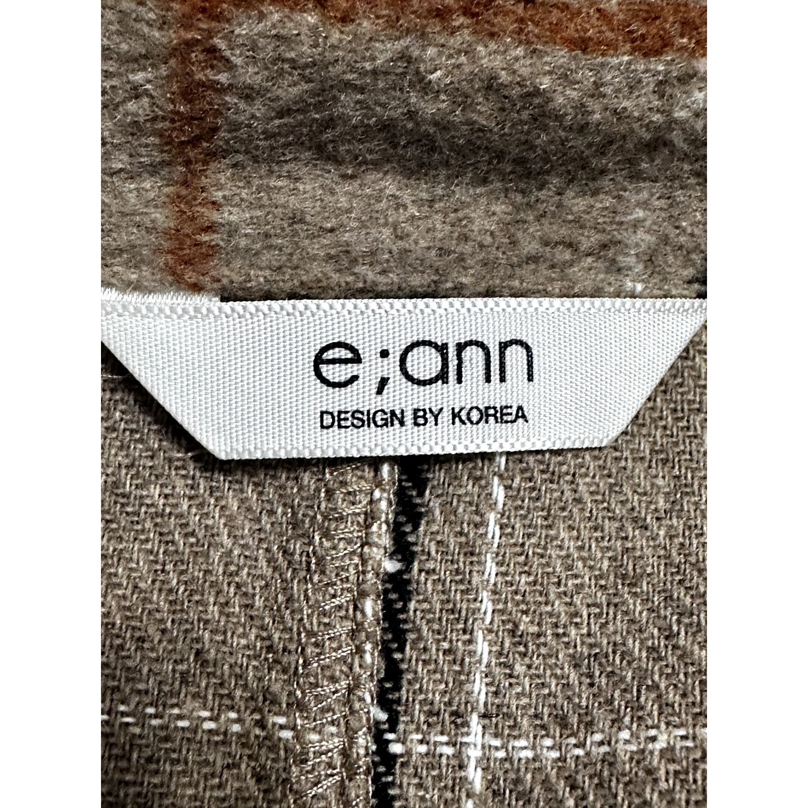 Other E;Ann Design By Korea Plaid Flannel Shirt Jacket LongSleeve Size L / US 10 / IT 46 - 7 Thumbnail