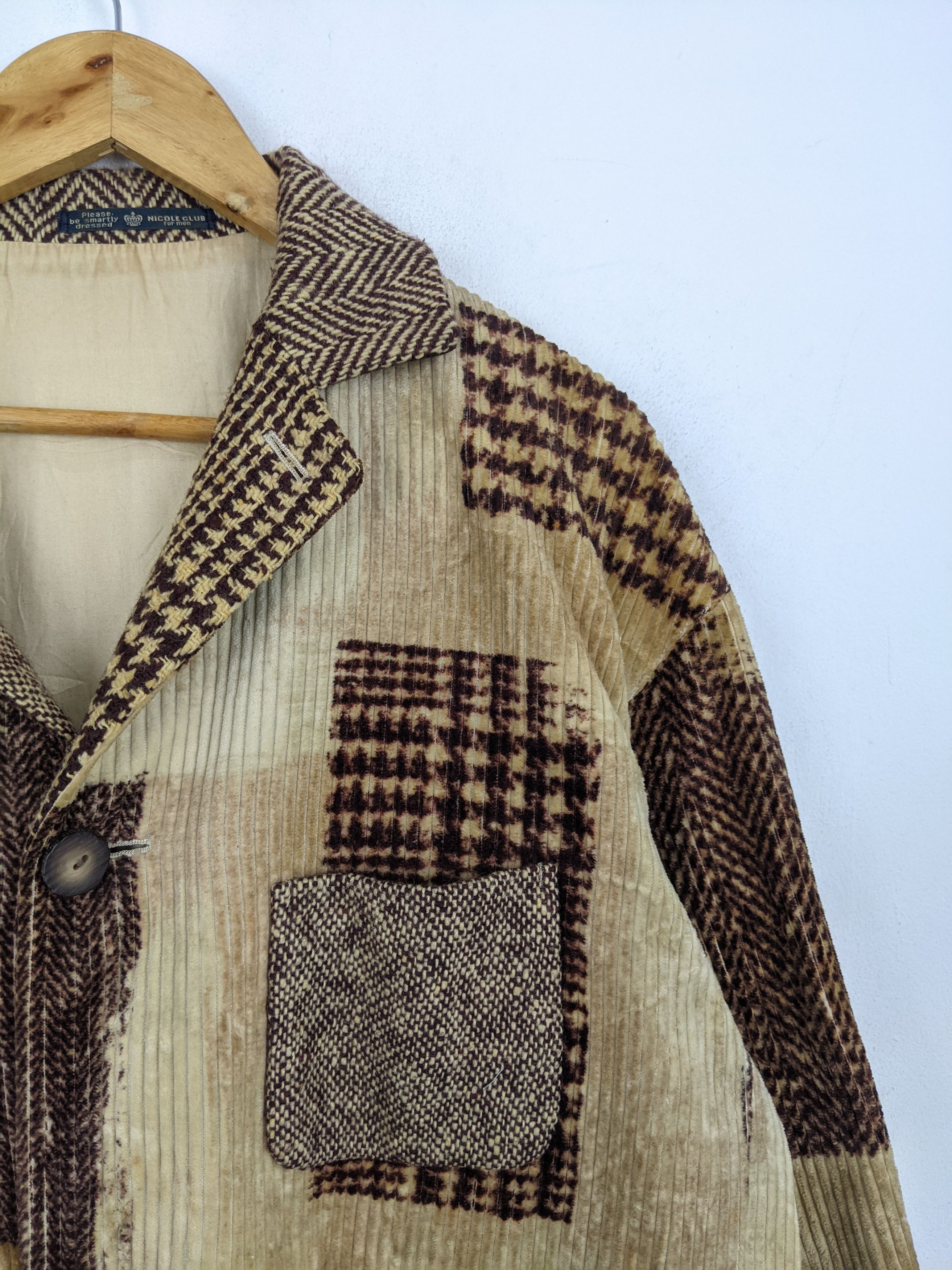 Designer Vintage Nicole Club By Kagumi Sasaki Corduroy Jacket MJ0145 Size US L / EU 52-54 / 3 - 10 Thumbnail