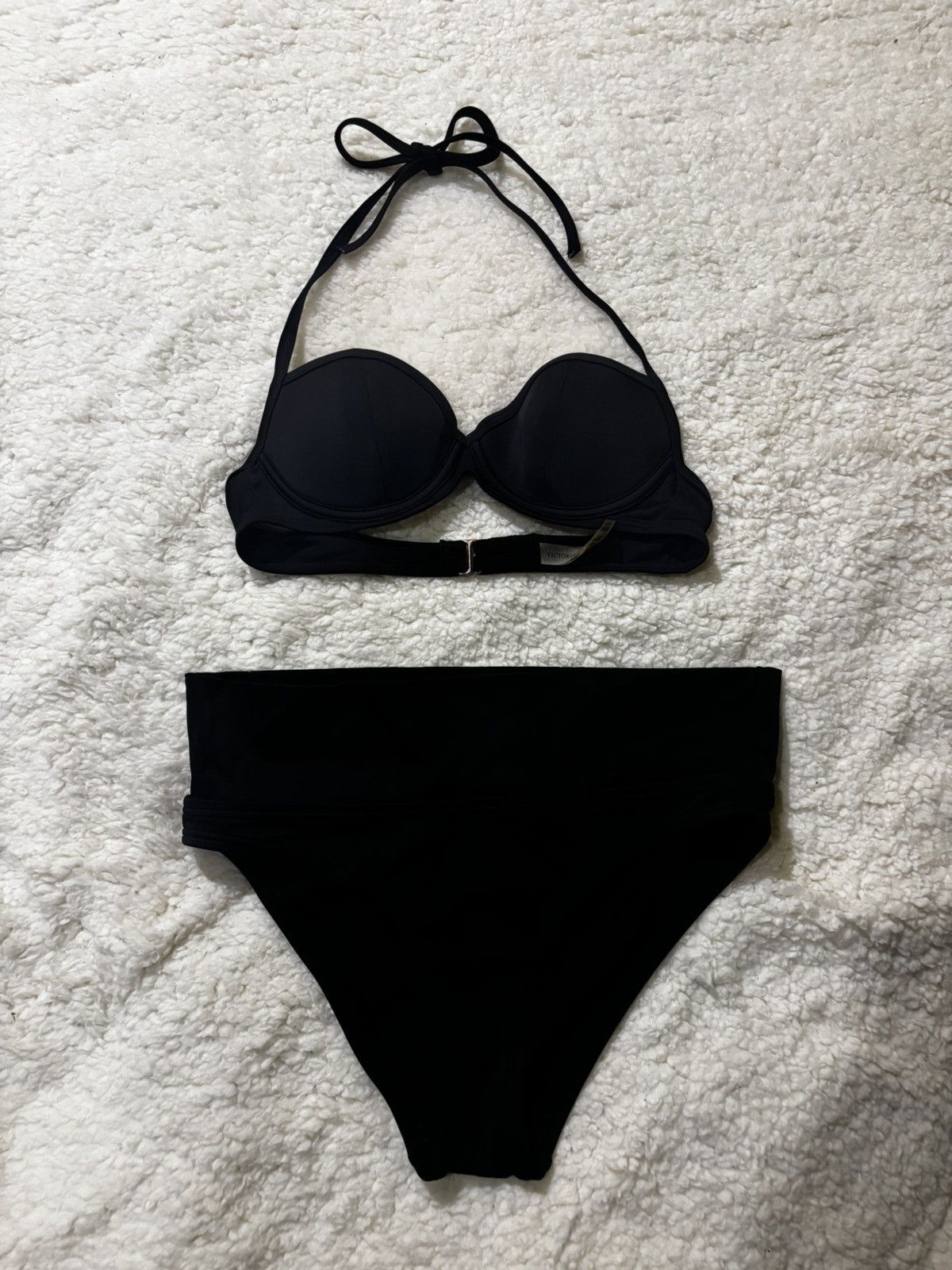 Victoria's Secret Victoria's Secret Black Bikini Set Size ONE SIZE - 1 Thumbnail