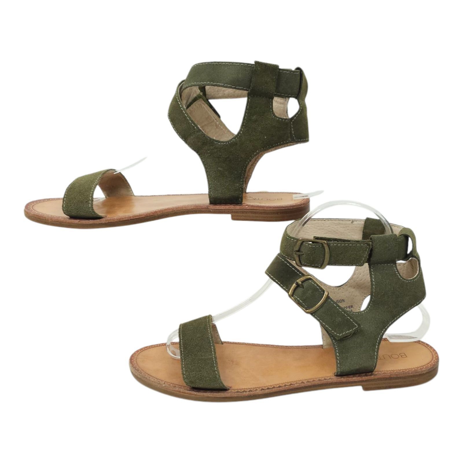 Other Boutique Corkys Allison Sandals Suede Womens Size 9 Green Size US 9 / IT 39 - 1 Thumbnail