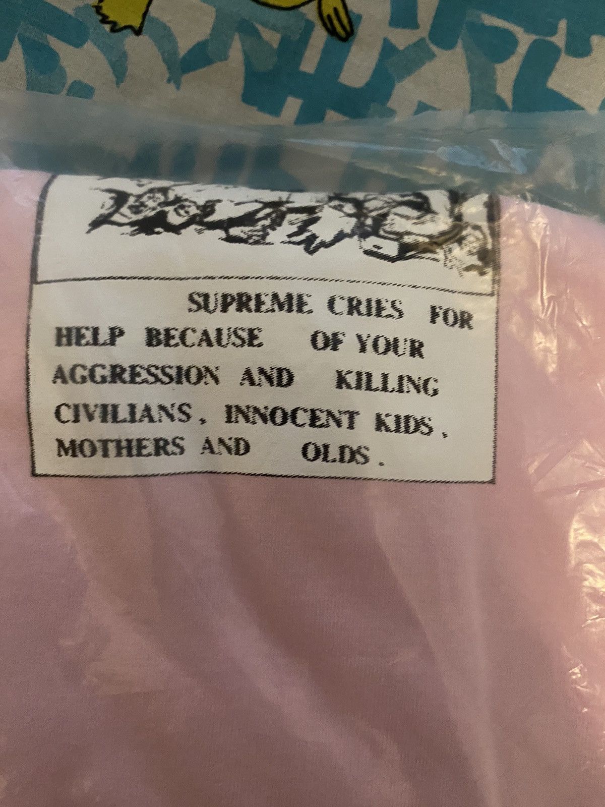 Supreme Supreme Liberty Tee Light Pink Size Large Size US L / EU 52-54 / 3 - 7 Thumbnail