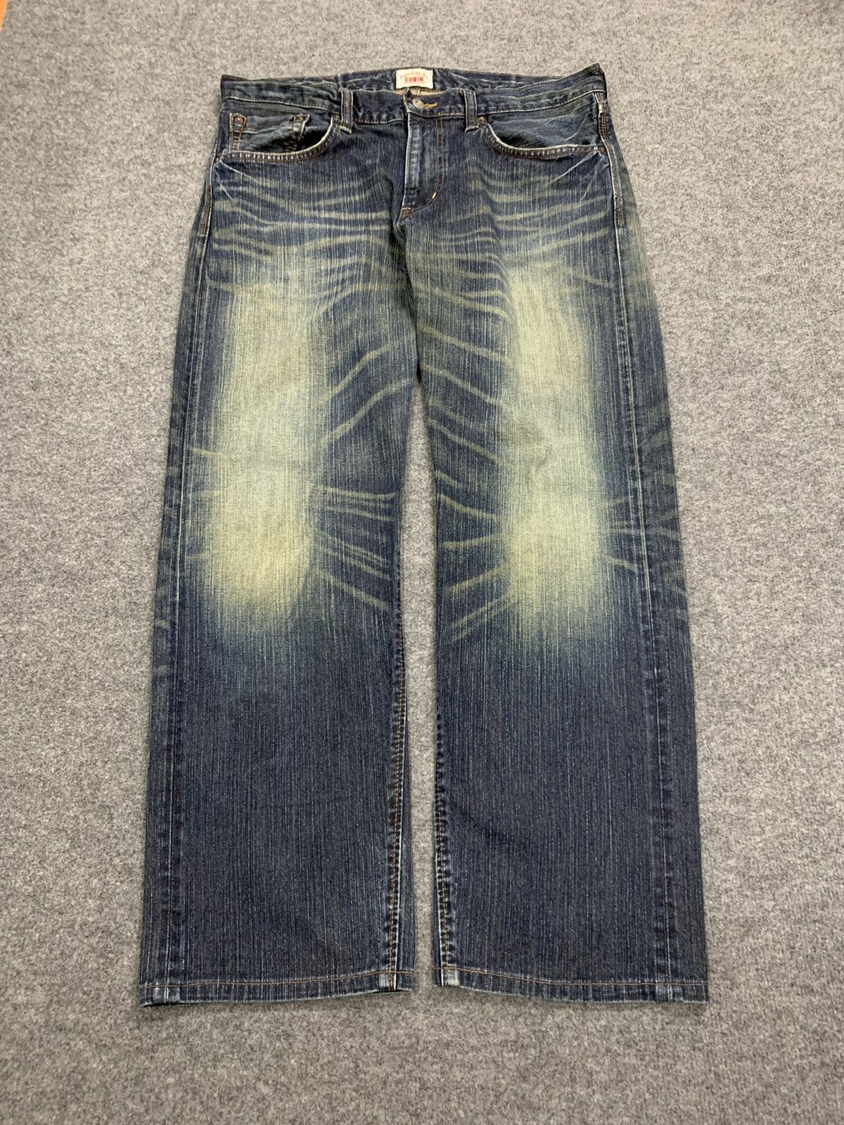 Edwin Distressed Edwin XV vintage rusty denim. Size US 38 / EU 54 - 1 Thumbnail