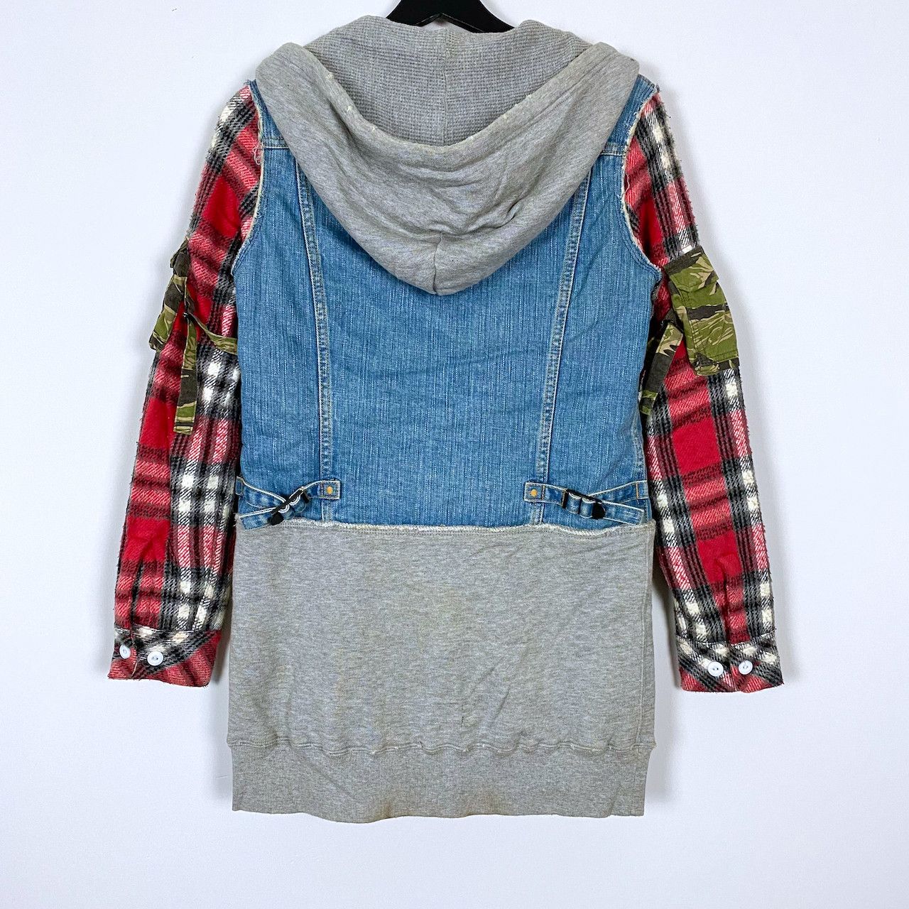 Number (N)ine 2005AW "THE HIGH STREETS" HYBRID DOCKING JACKET Size US XS / EU 42 / 0 - 6 Thumbnail