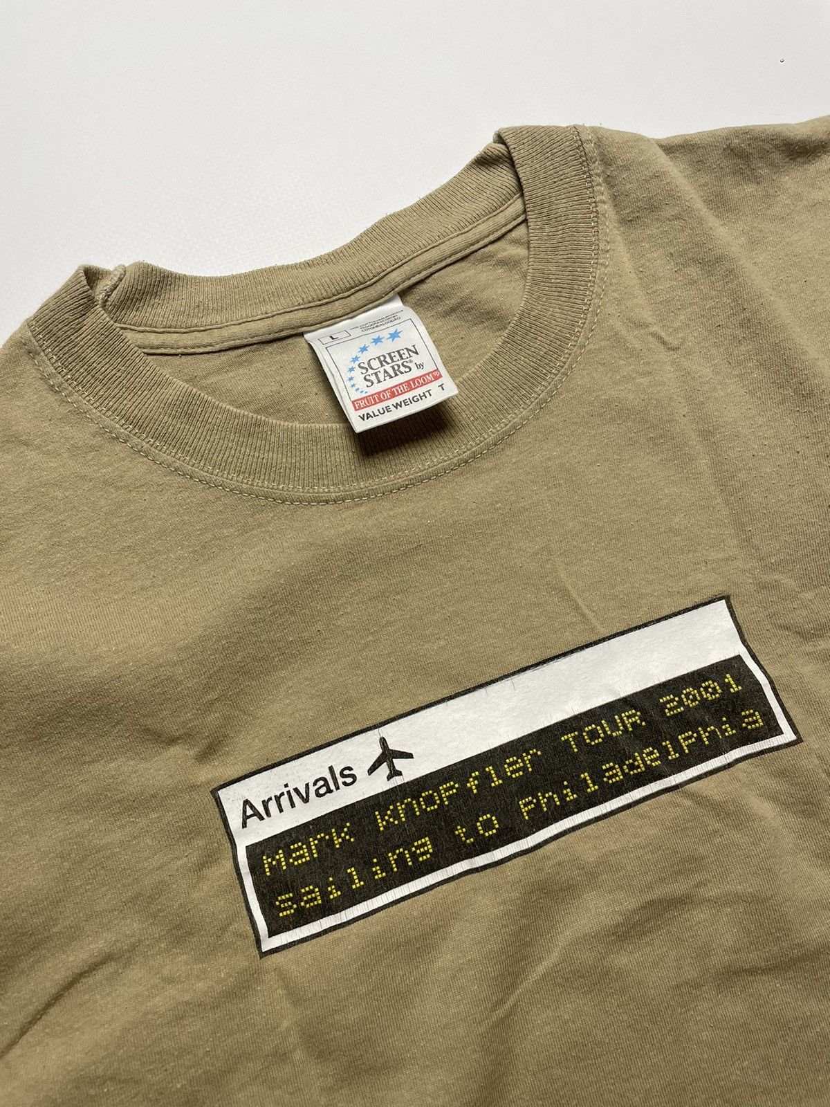 Band Tees × Vintage 00s Mark Knopfler Tour 2001 Sailing To Philadelphia Size US L / EU 52-54 / 3 - 3 Thumbnail