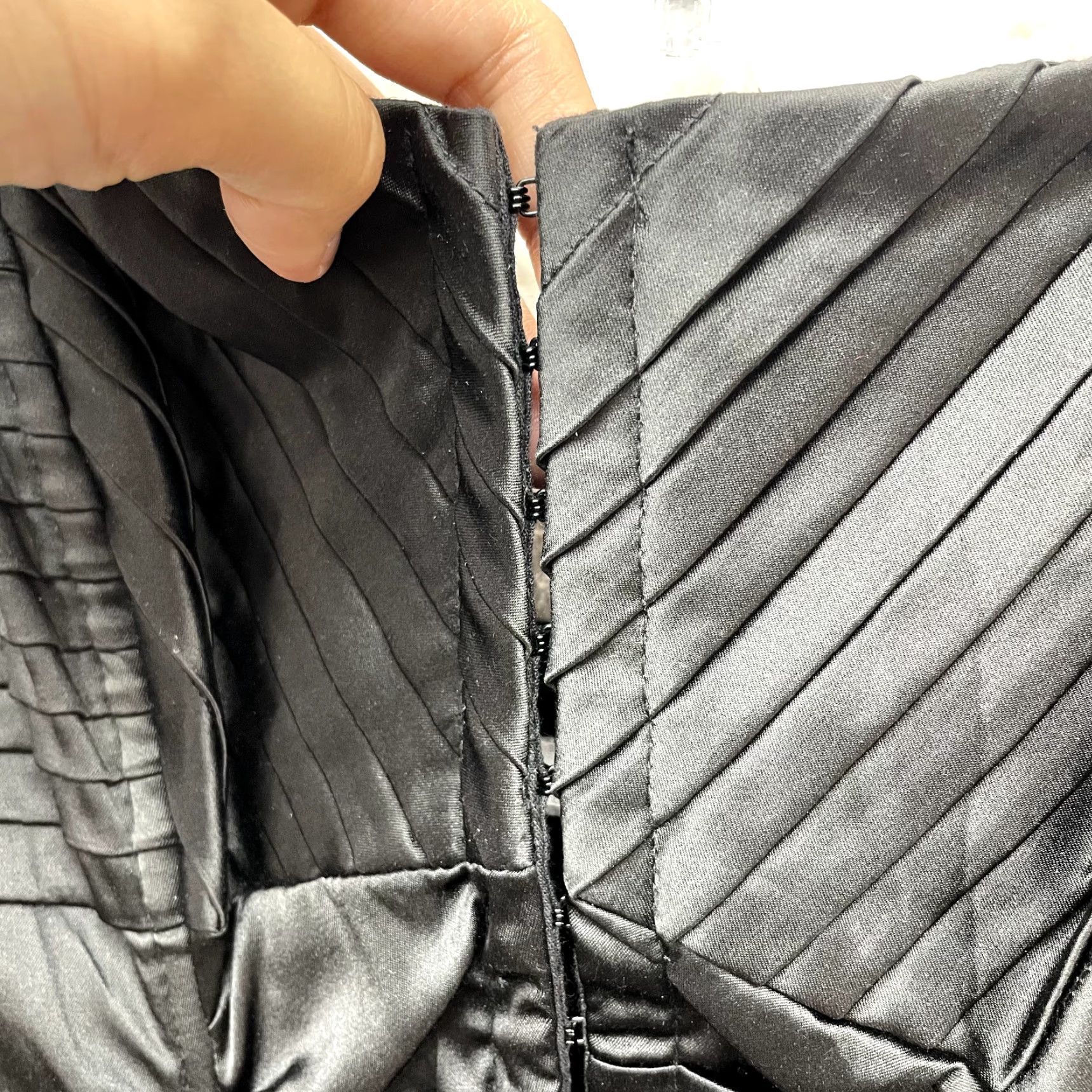Vintage VINTAGE Y2K Corset Bustier Top Black Satin Small Goth Whimsigoth Boho Fairy Charlotte Russe Shirt Womens Size S / US 4 / IT 40 - 3 Thumbnail