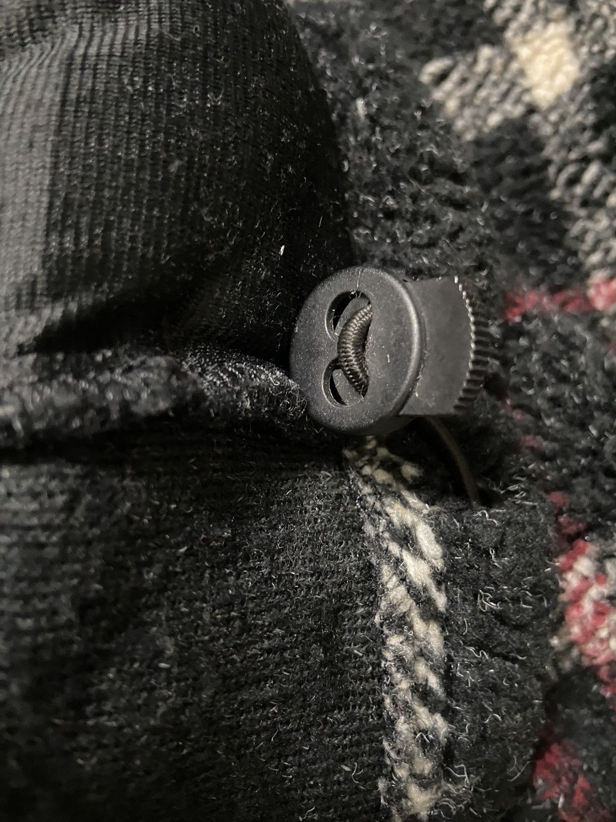 Eddie Bauer × Vintage Vintage Eddie Bauer Checker Oversized Fleece Jacket Size US M / EU 48-50 / 2 - 8 Thumbnail