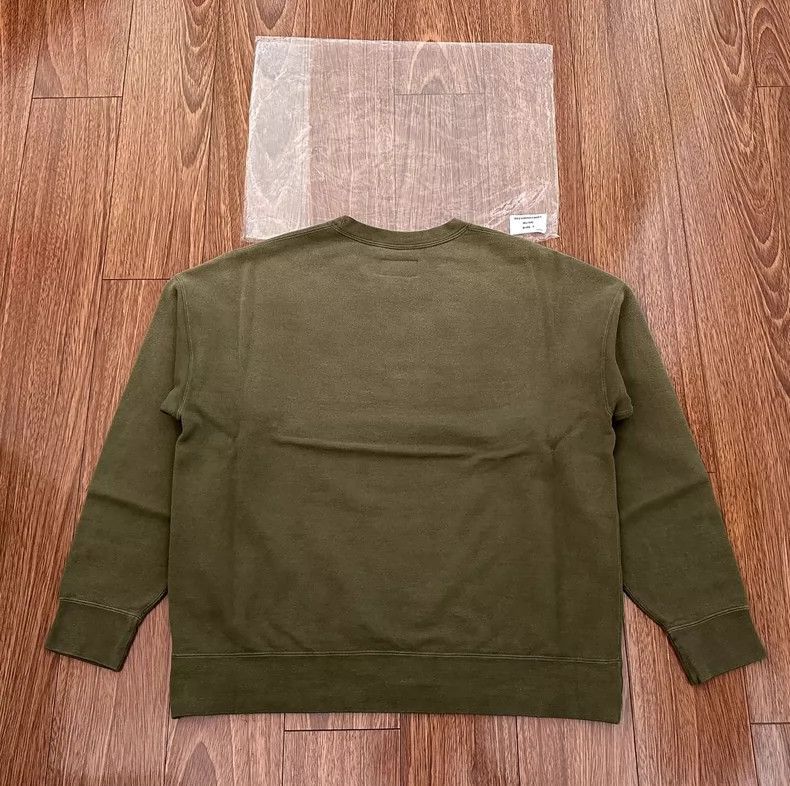 Visvim Visvim VISVIM Jumbo Long Sleeve Sweatshirt Olive-2506 Size US L / EU 52-54 / 3 - 2 Thumbnail