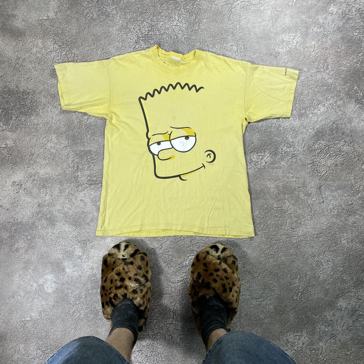 Vintage Vintage 90s Bart Simpson Graphic Tee Sun Faded Cartoon M Size US M / EU 48-50 / 2 - 1 Thumbnail