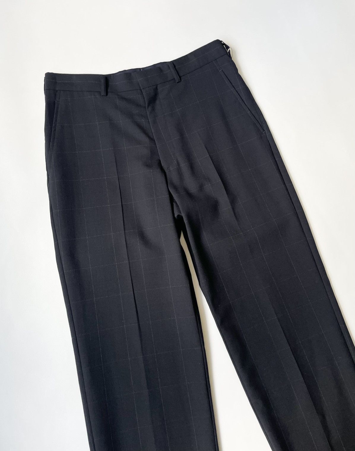 Comme des Garcons S/S 05 Grid Check Check Wool Trousers Size US 32 / EU 48 - 4 Thumbnail