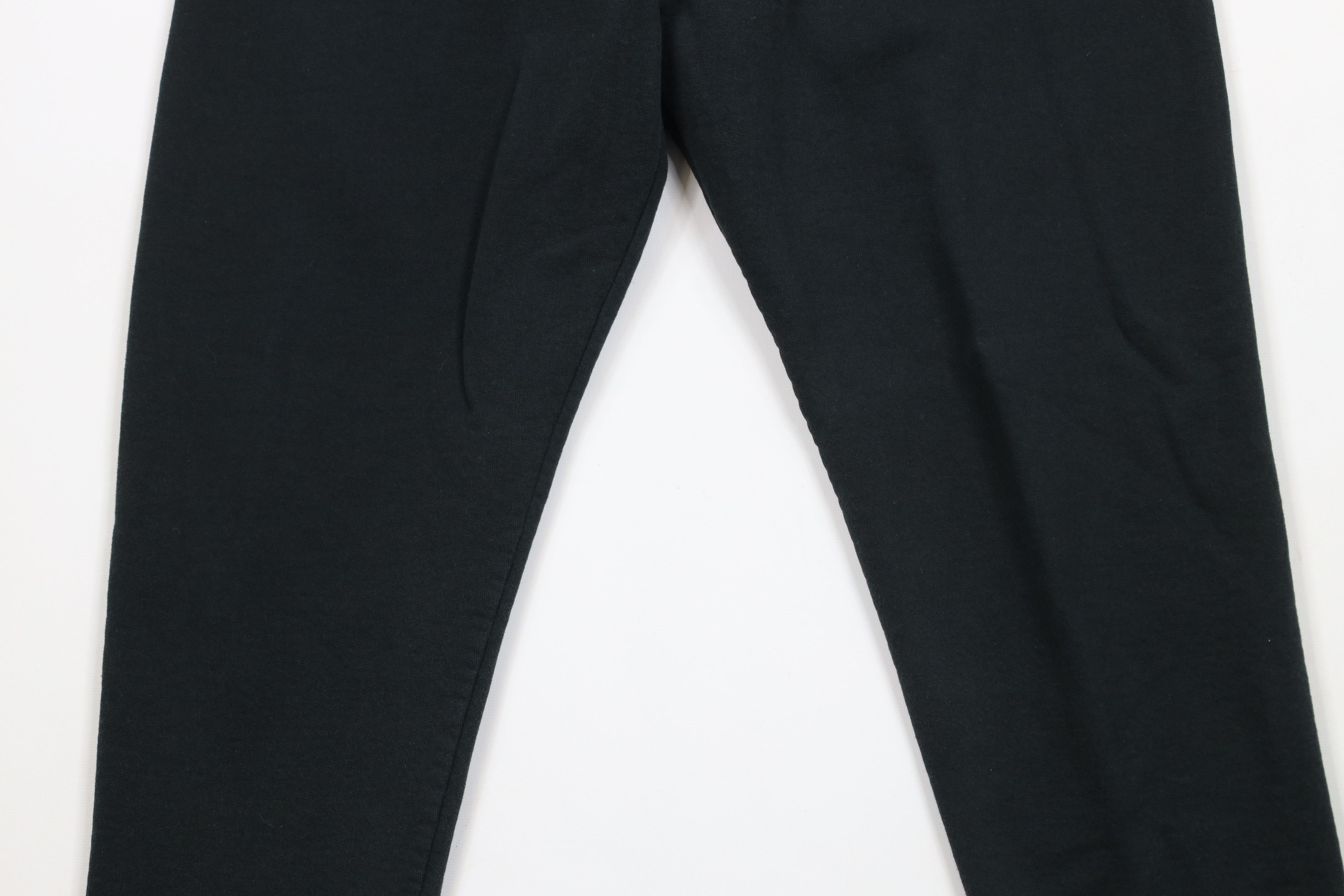 Vintage Vintage 90s Streetwear Blank Tapered Leg Sweatpants Black Size US 34 / EU 50 - 3 Thumbnail