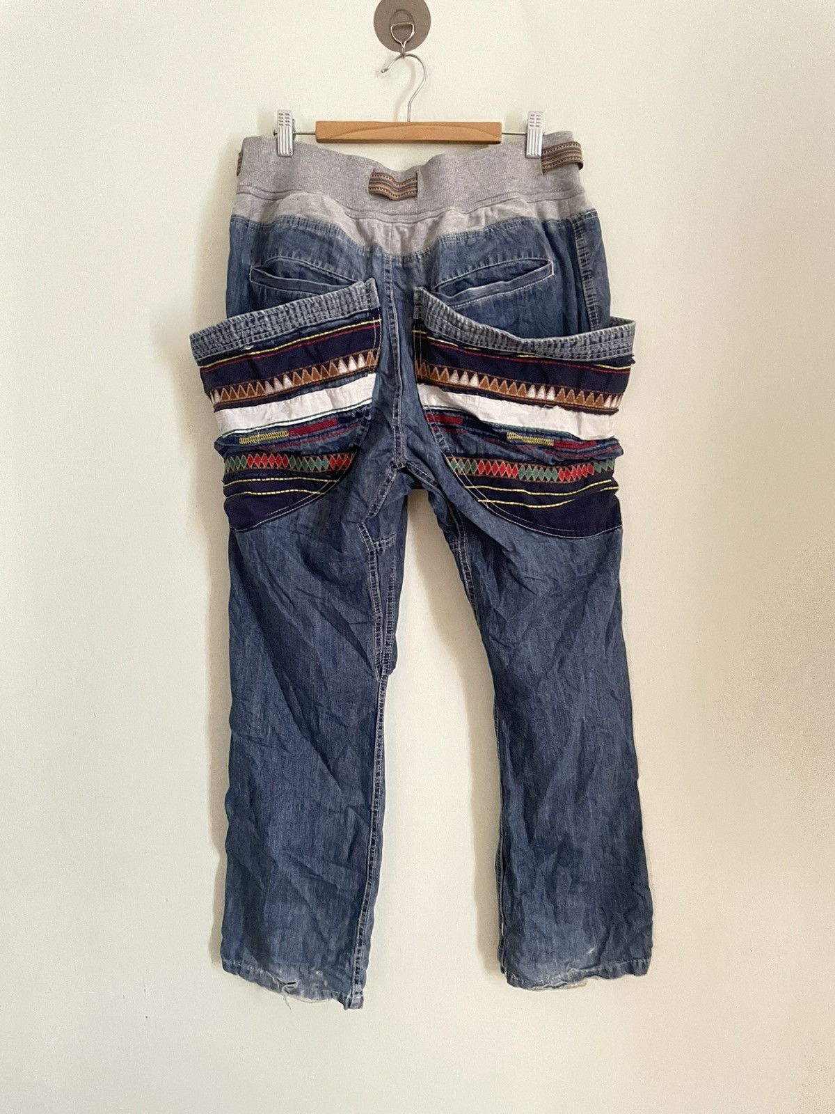 image of Go Slow Caravan Denim Bigpocket Pants, Men's (Size 40)