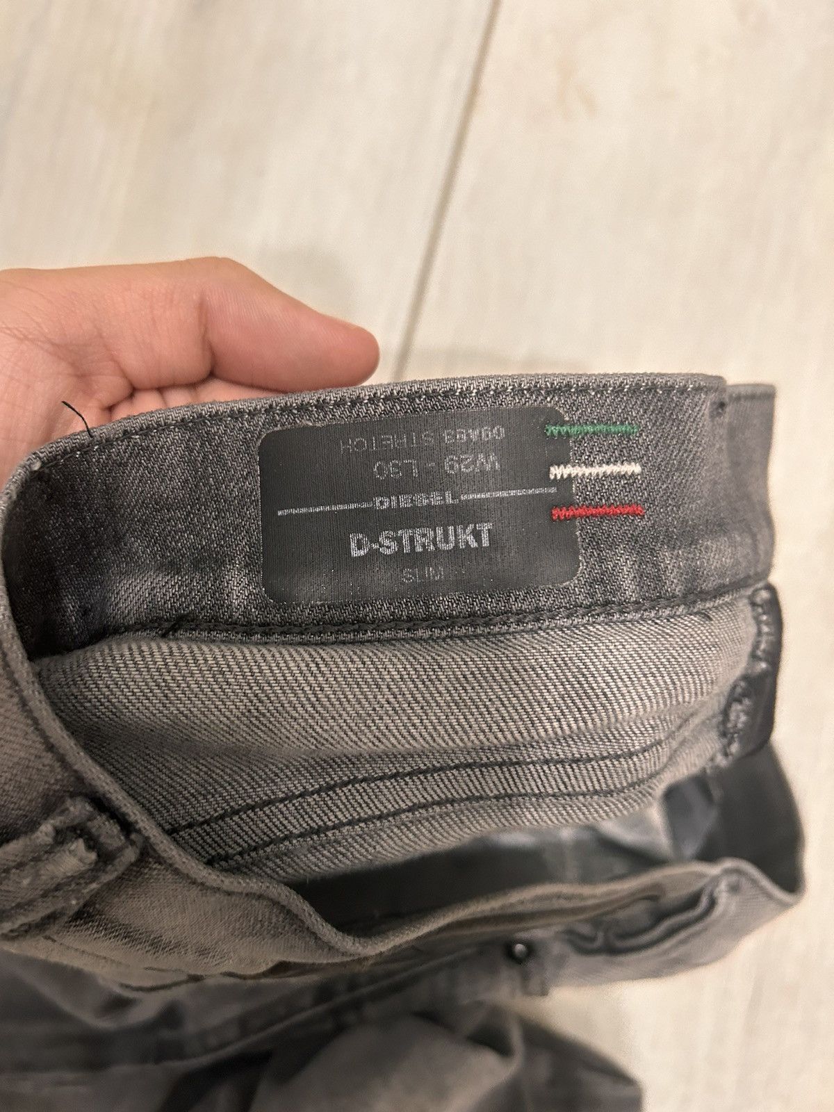 Diesel Skinny Skinny Jeans D-STRUKT Size US 29 - 7 Thumbnail