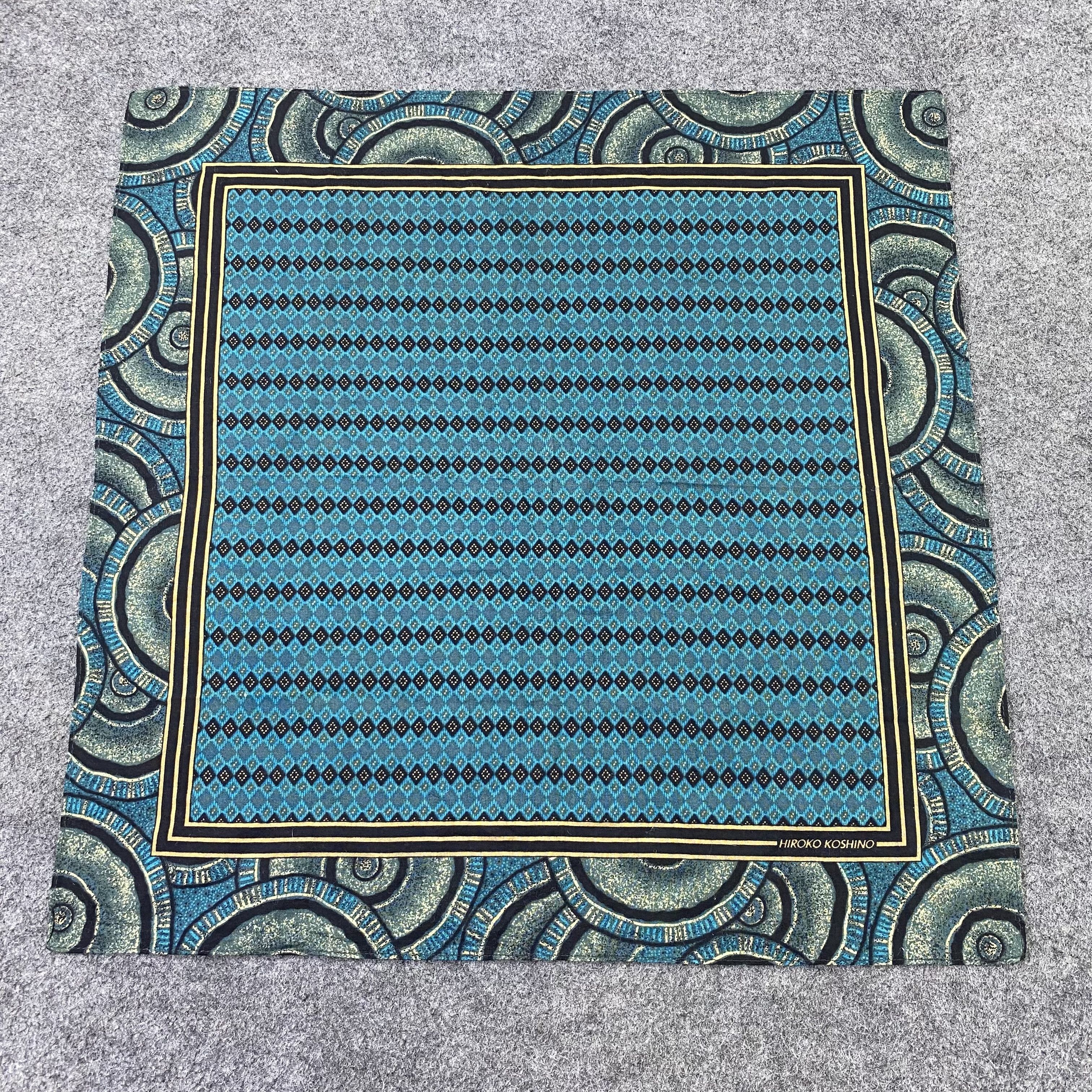 Japanese Brand Hiroko Koshino Handkerchief / Bandana / Neckerchief-B1037 Size ONE SIZE - 3 Thumbnail