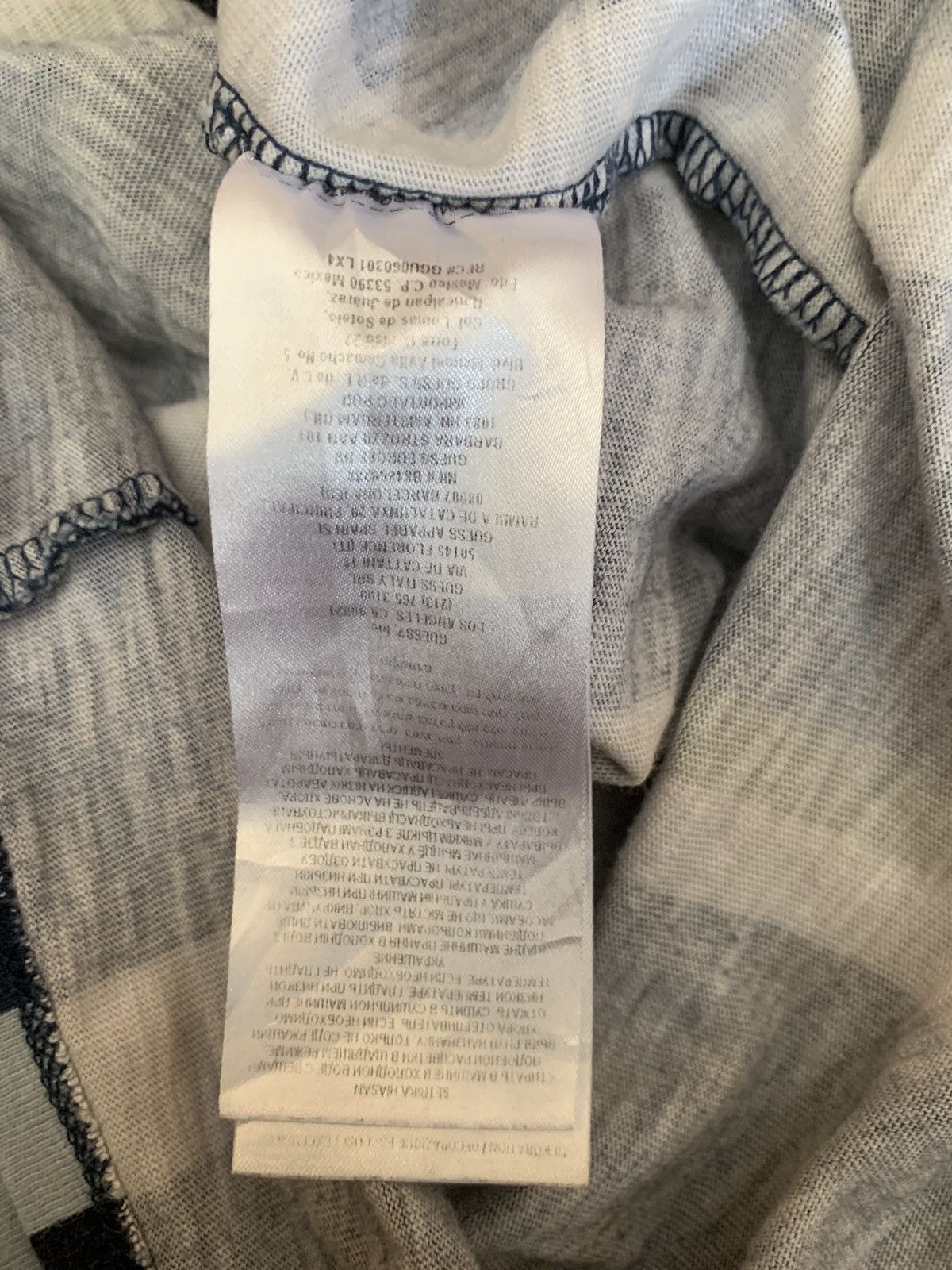 A$AP Rocky × Guess Rare Guess Los Angles Strip Spellout Tee Size US XL / EU 56 / 4 - 9 Thumbnail