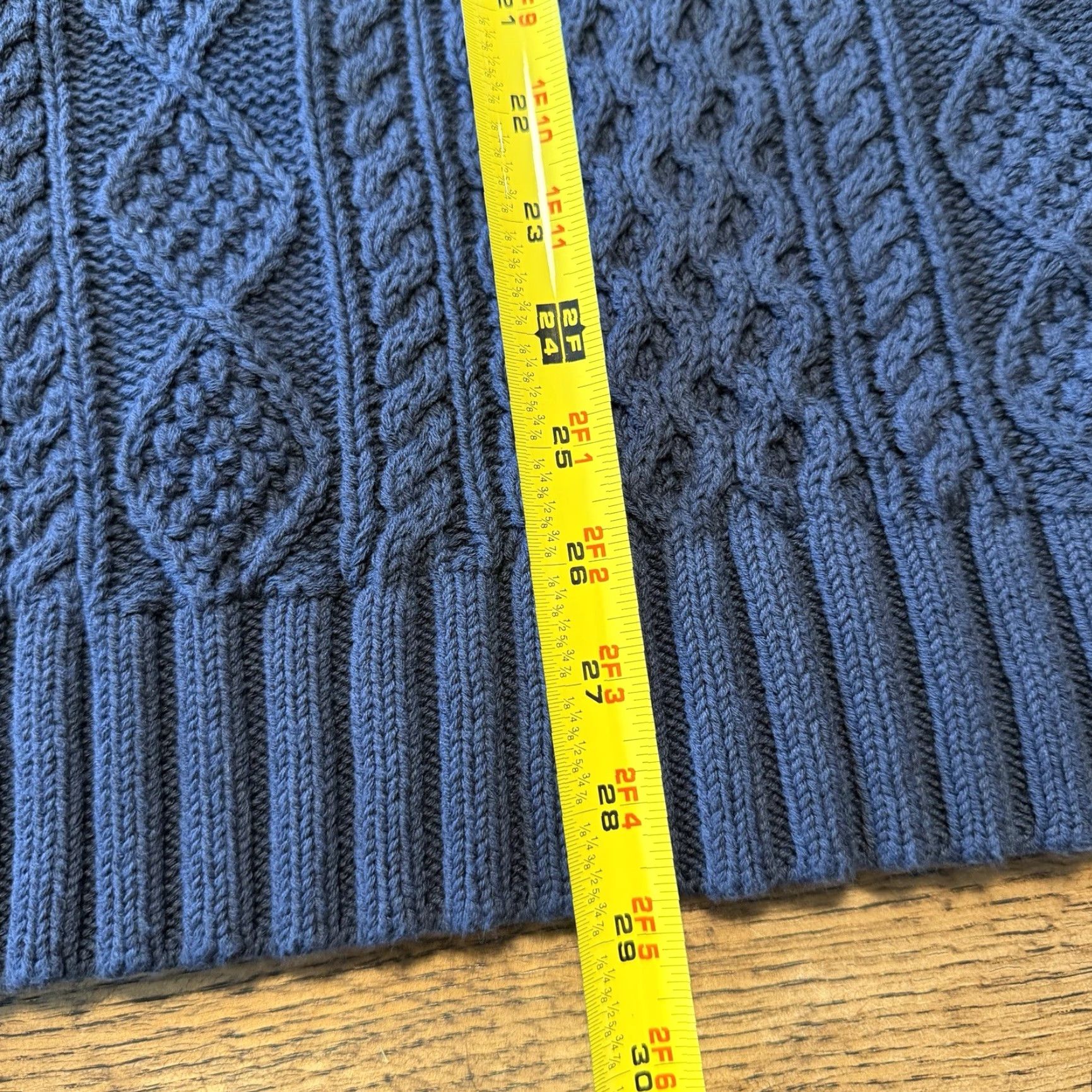 Vintage LL Bean Signature Cotton Fisherman Sweater XL Tall Dark Blue New Size US XL / EU 56 / 4 - 6 Thumbnail