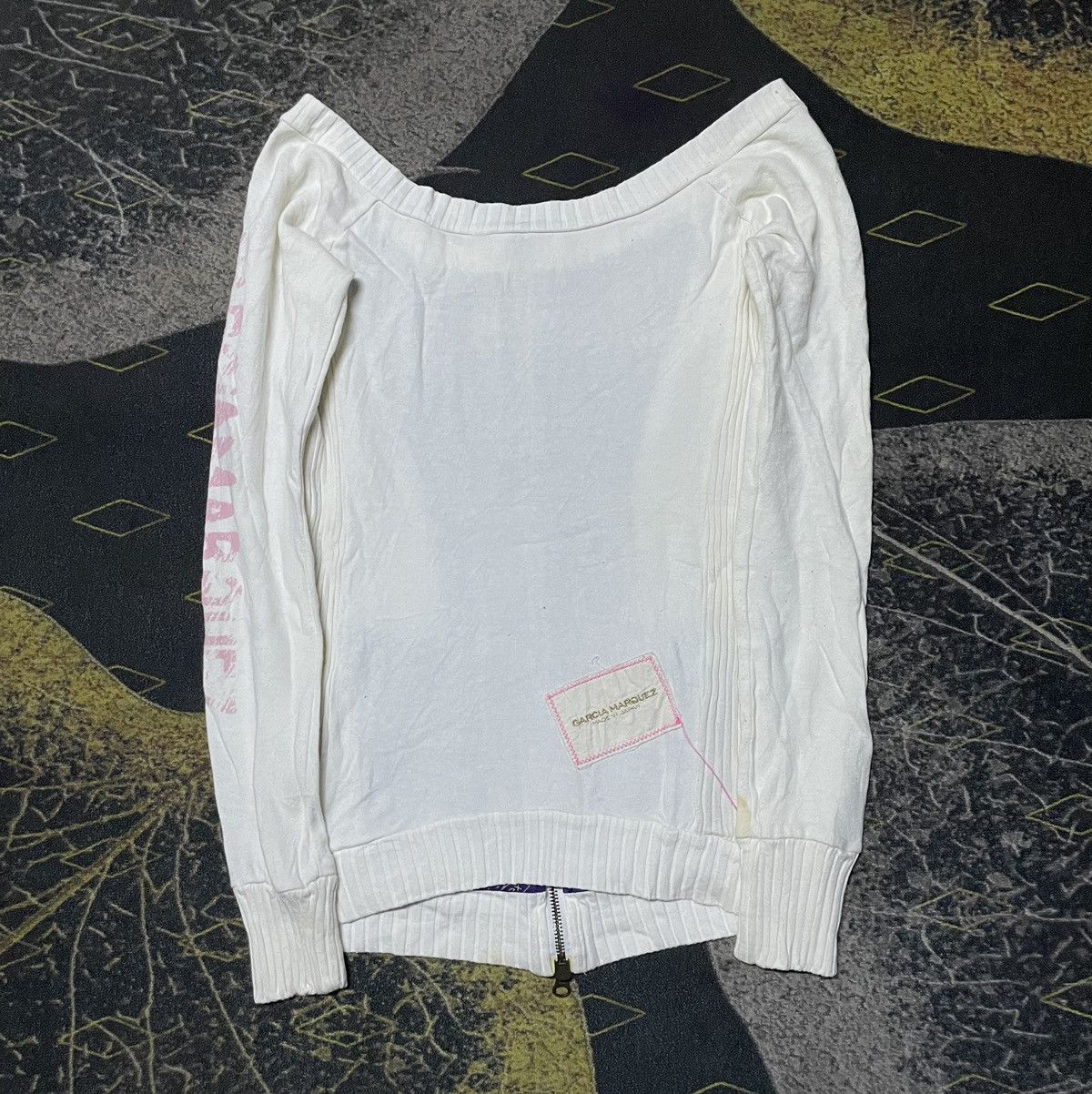 If Six Was Nine × Japanese Brand × Vintage 💥Vintage Garcia Marquez Made In Japan Strechy Sweater Size S / US 4 / IT 40 - 9 Thumbnail