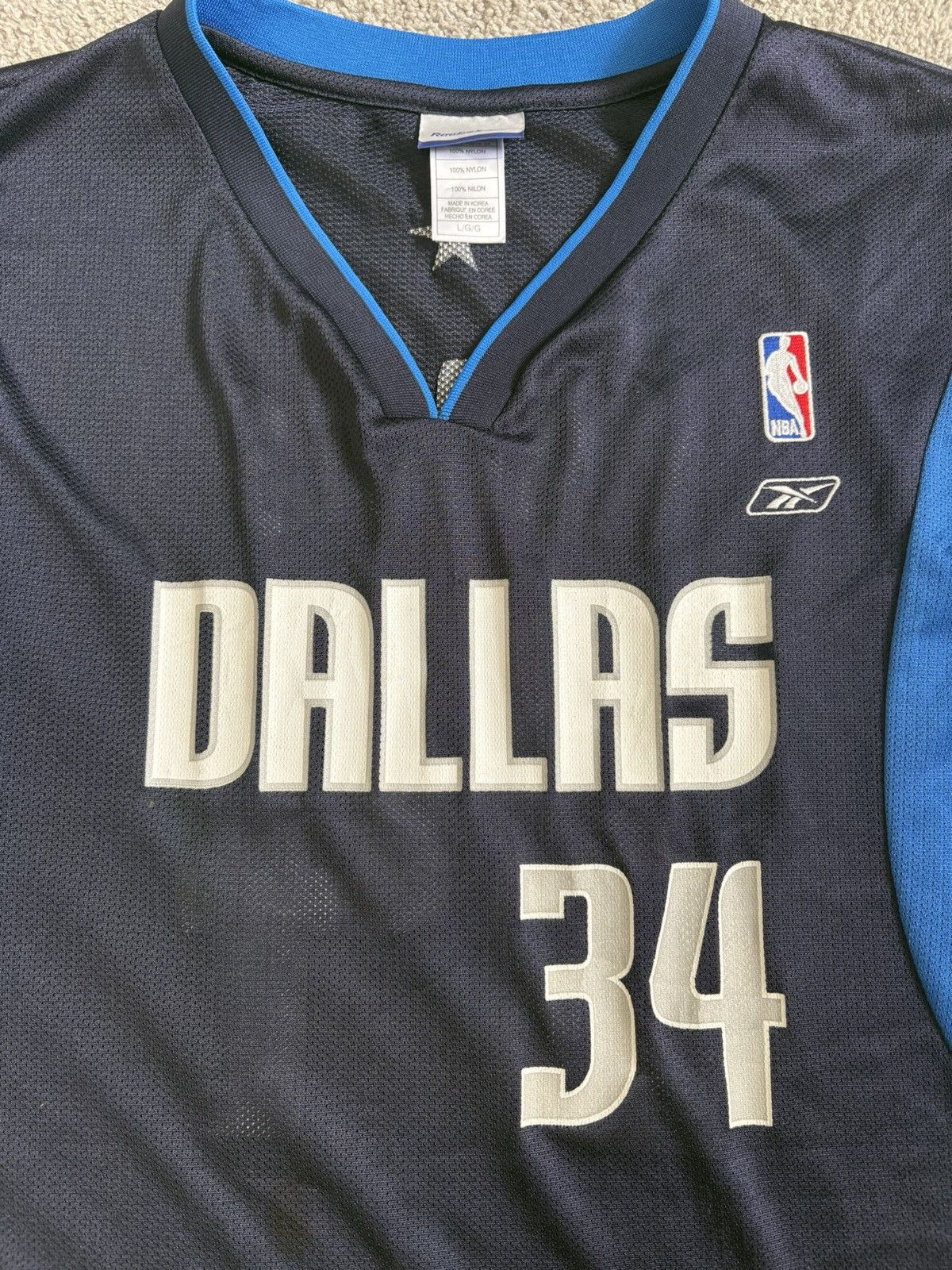 Reebok “Devin Harris” (Signed) black and blue jersey Size US L / EU 52-54 / 3 - 3 Thumbnail