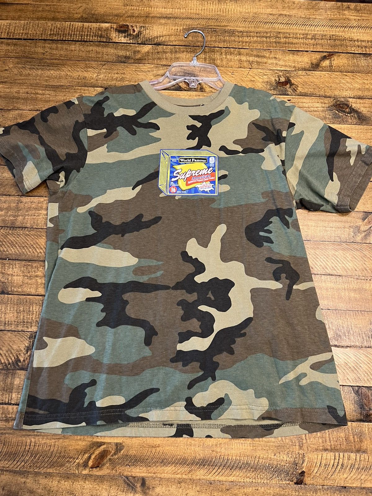 Supreme Supreme Camo American Cheese Shirt Size US M / EU 48-50 / 2 - 1 Thumbnail