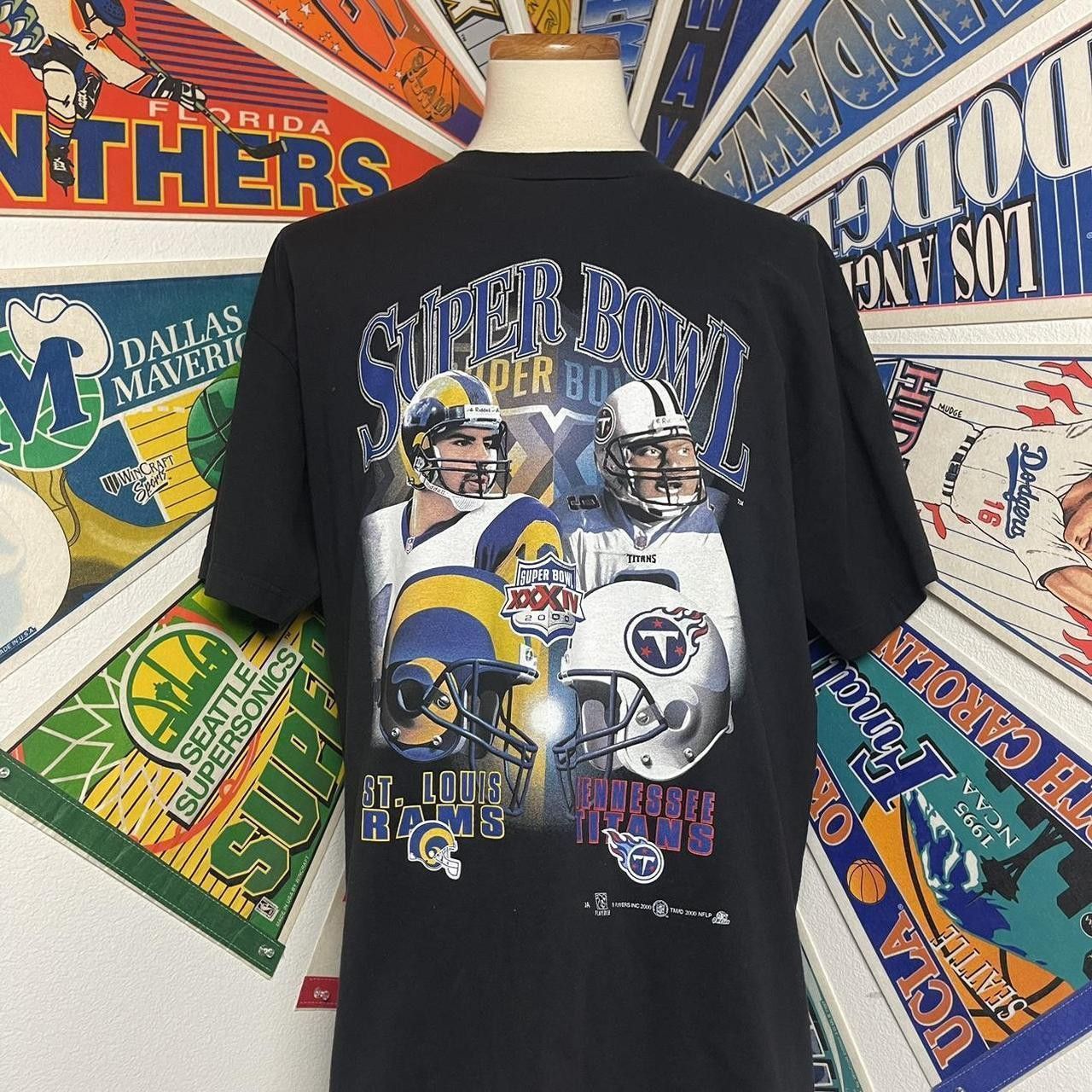 NTWRK - VTG St. Louis Rams 2000 Super Bowl Champions Tee Sz XL