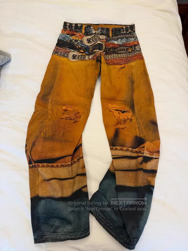 Acne Studios Acne Studios 3D Printed Jeans Size US 32 / EU 48 - 1 Thumbnail