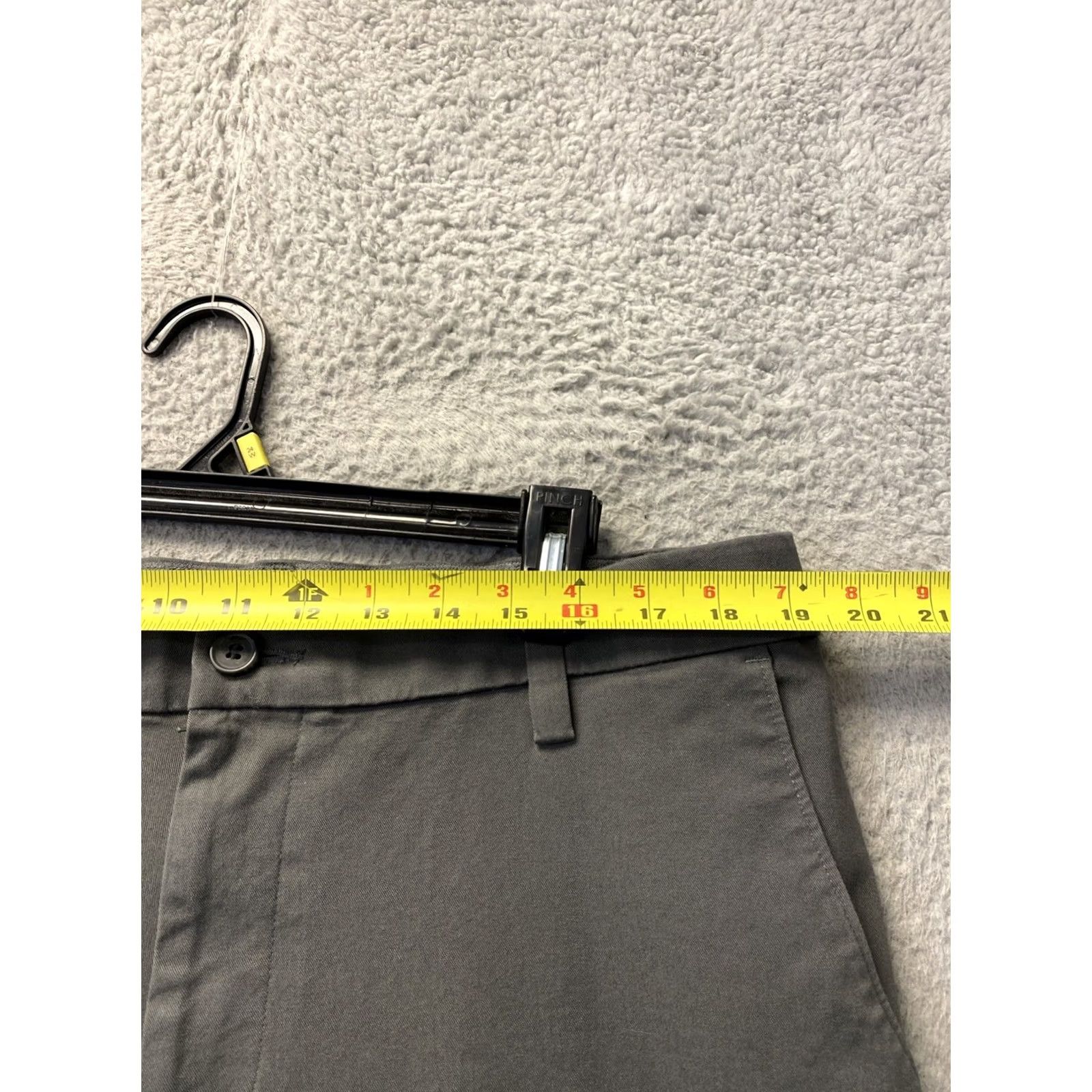 Dockers DOCKERS Pants Slim 38 x 30 Military Gray Khakis 5-Pocket Flat Front Men Regular Slim Style City Size US 38 / EU 54 - 3 Thumbnail