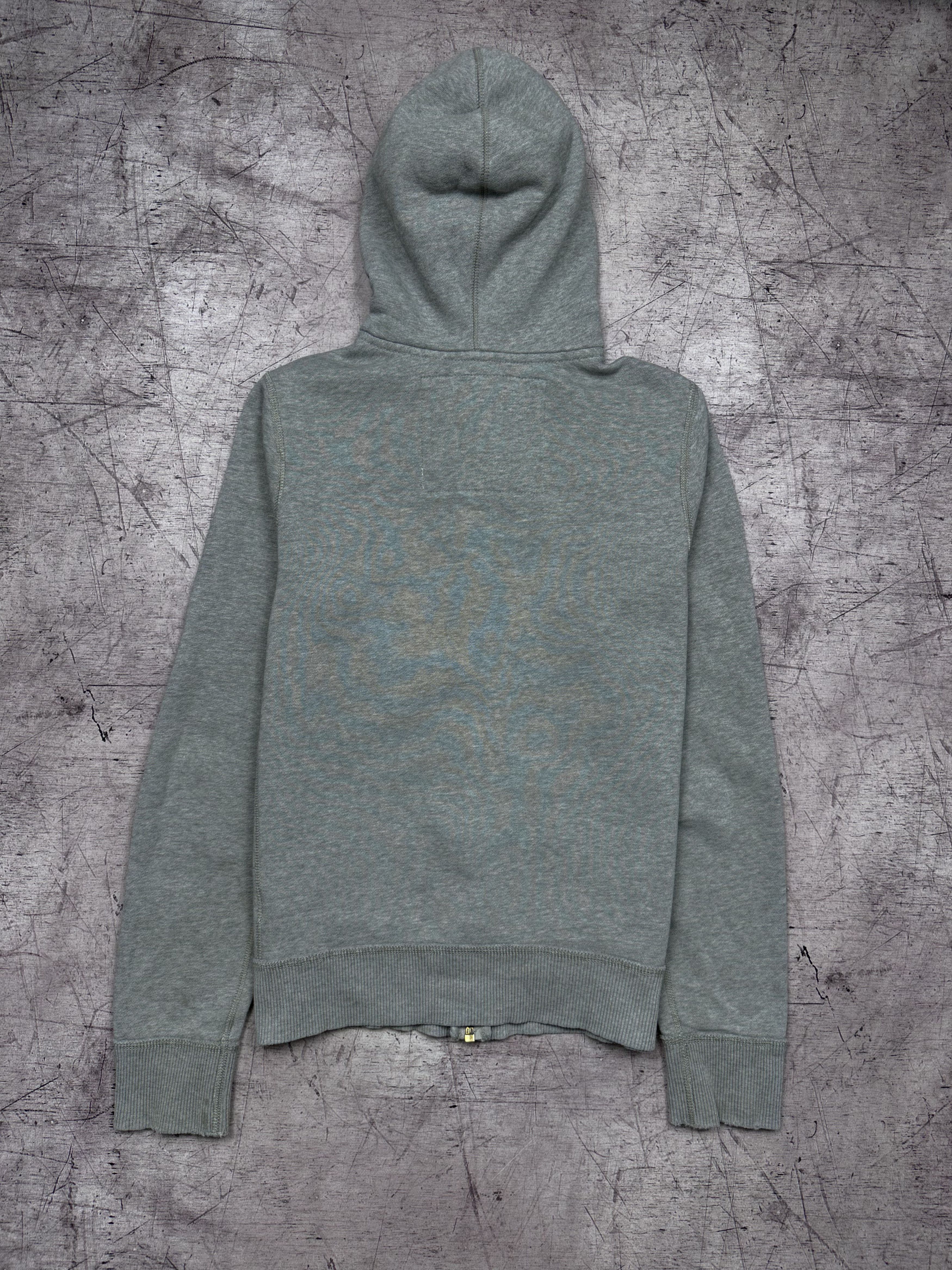 Abercrombie & Fitch × Vintage Abercrombie & Fitch Vintage Mens Full Zip Gray Hoodie Y2K Size US L / EU 52-54 / 3 - 7 Thumbnail