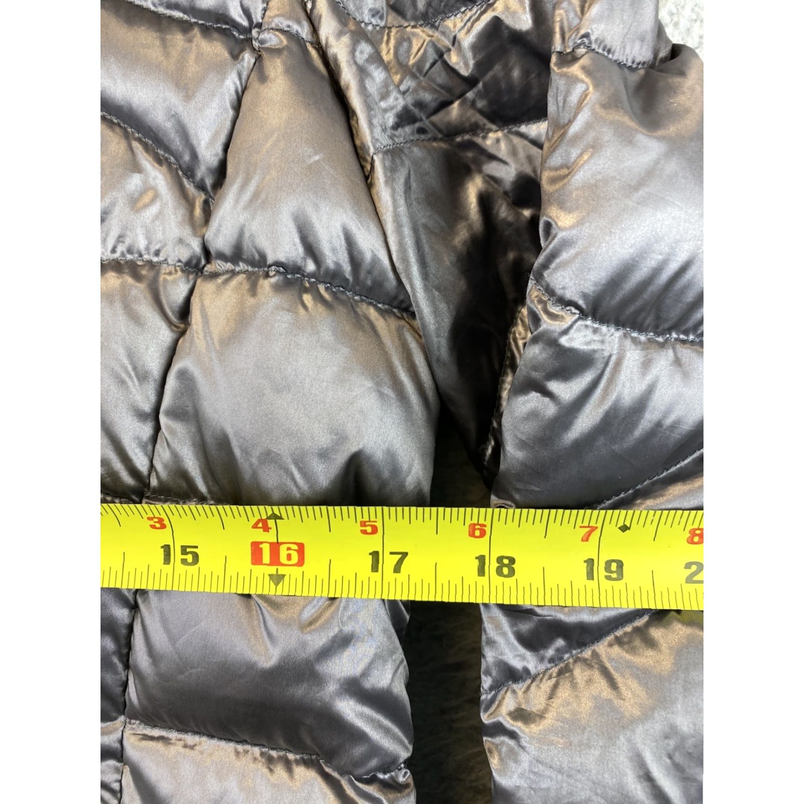Andrew Marc Andrew Marc Women's Long XS Hoodie Puff Long Jacket Metal / 79-7 Size XS / US 0-2 / IT 36-38 - 5 Thumbnail