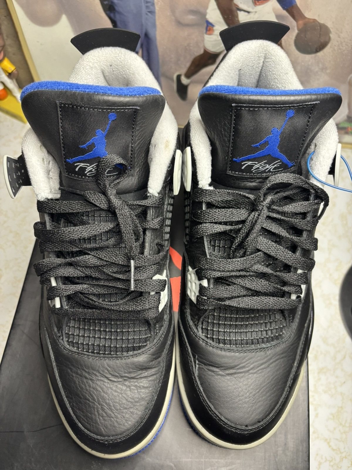 Jordan Brand Air Jordan 4 Retro Motorsports Alternate 2017 Size US 11.5 / EU 44-45 - 2 Thumbnail